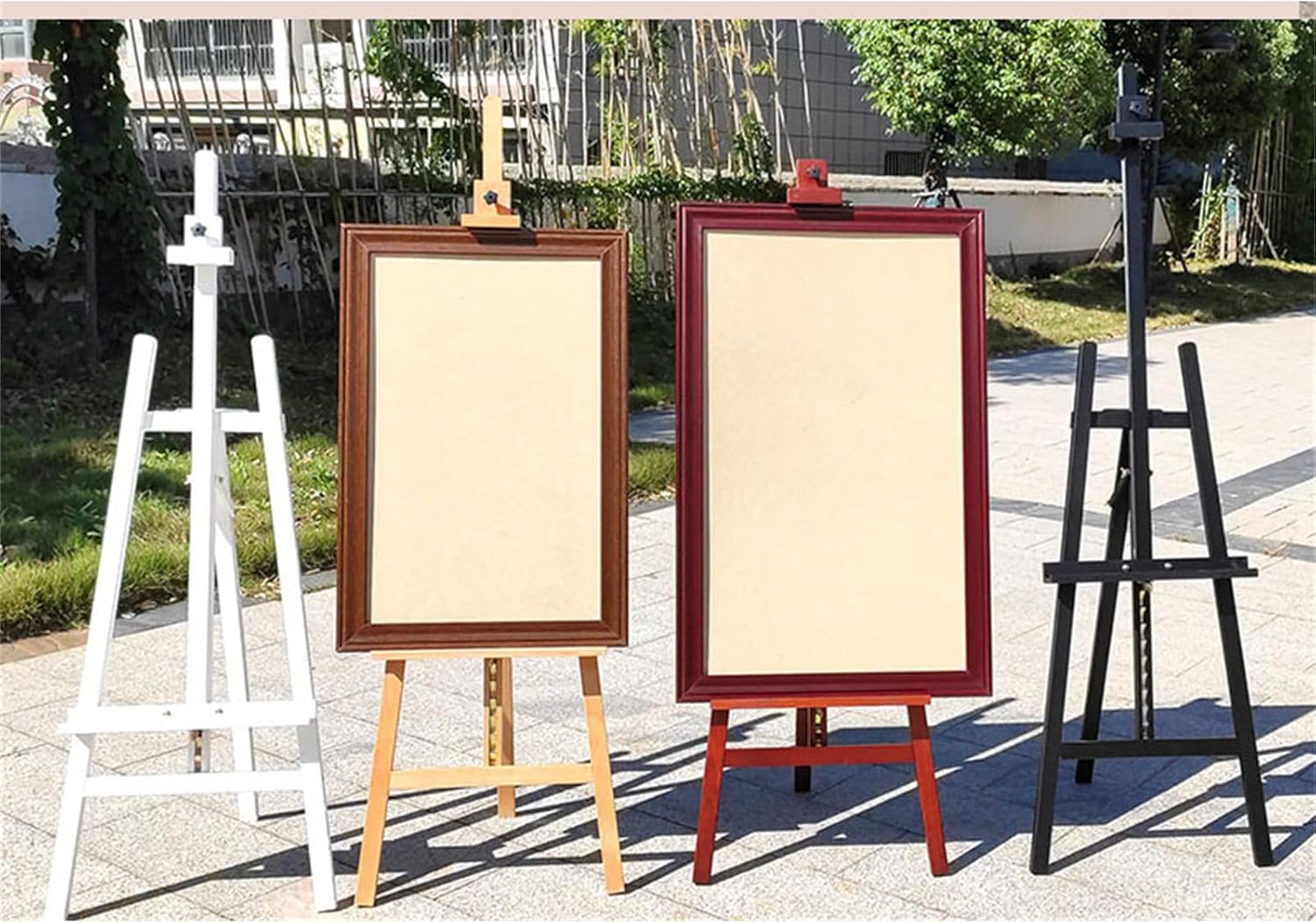 165cm Studio Easel Sturdy Wooden Adjustable Folding Portable