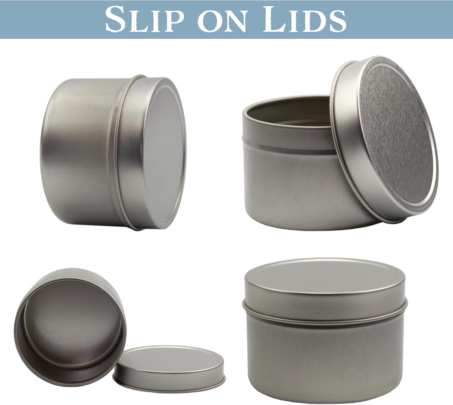 Cornucopia Brands 4-Ounce Candle Tins 24-Pack