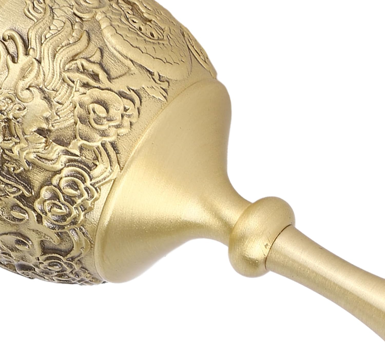 EBTOOLS Exquisite Engraved Brass Wedding Bell Call Bell Decorative Bell