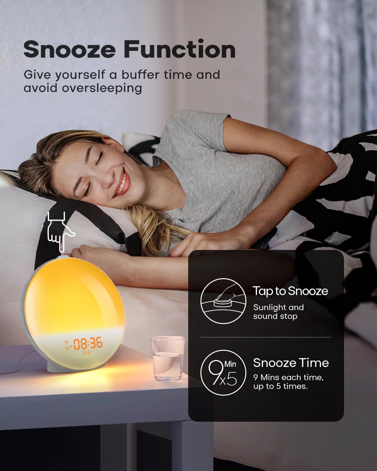 Dekala Sunrise Alarm Clock with App Control