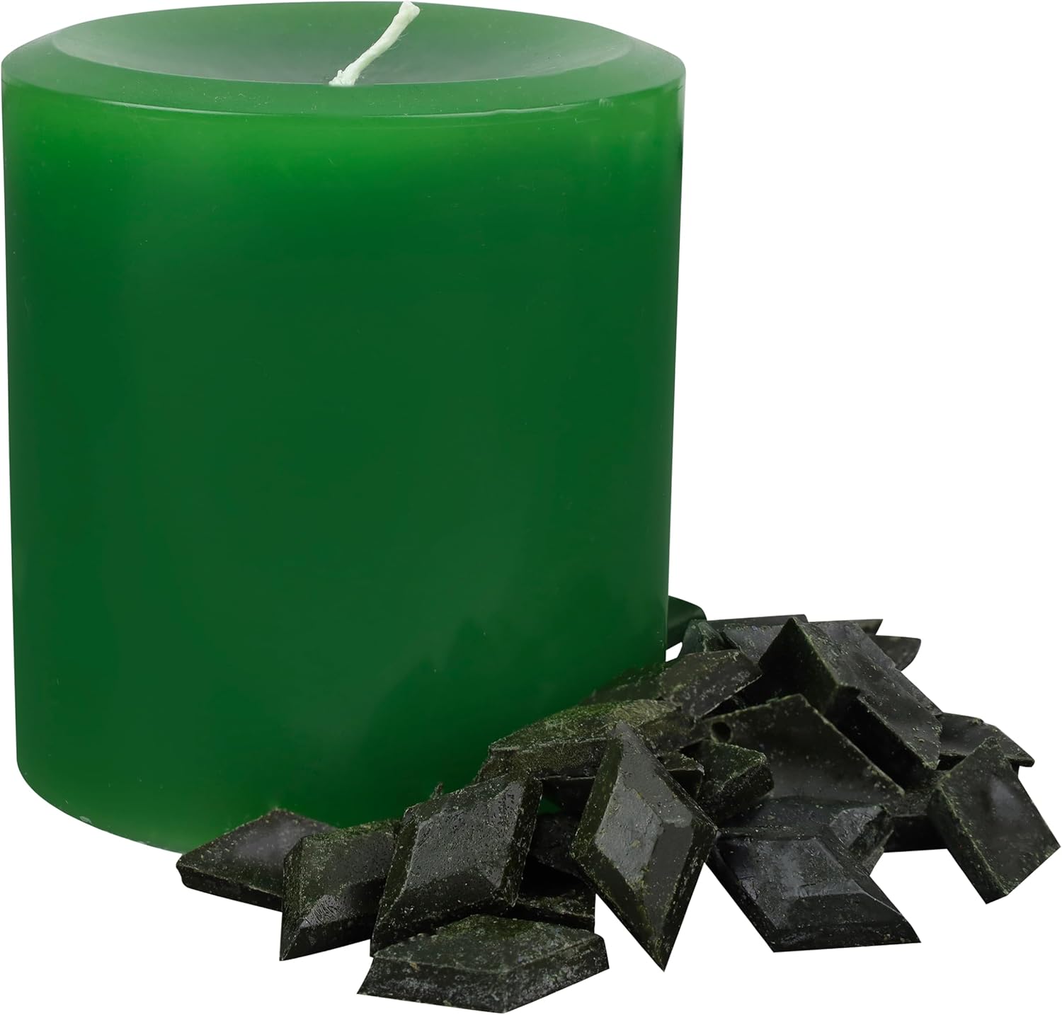 Reddig-Glo Christmas Green Candle Dye - 10 Dye Chips