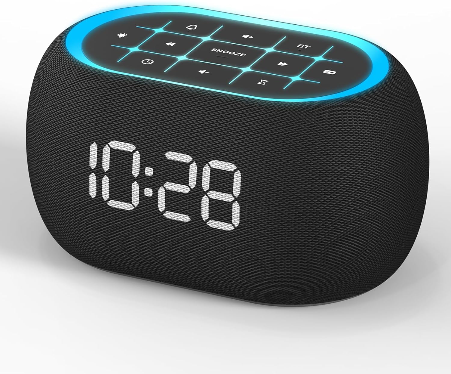 ANJANK Alarm Clock with FM Radio and Bluetooth Speaker