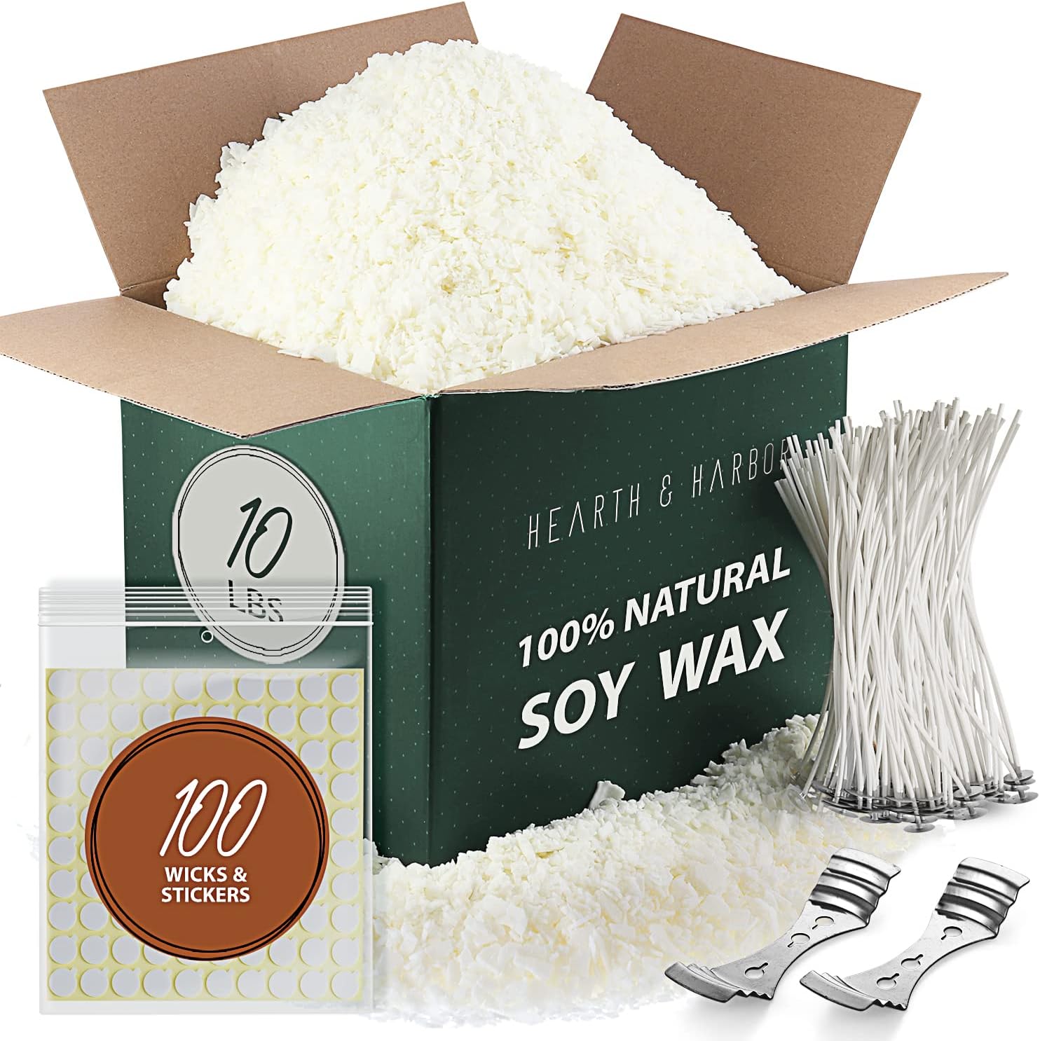 Hearth Harbor Soy Candle Wax Kit 10 lb Bag