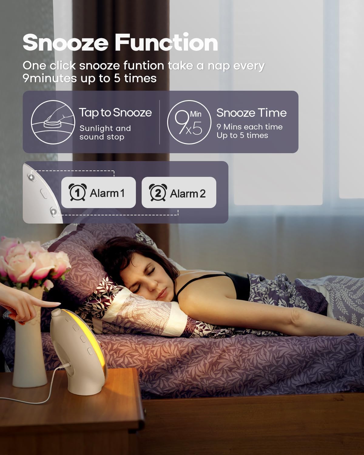 Dekala Sunrise Alarm Clock with App Control