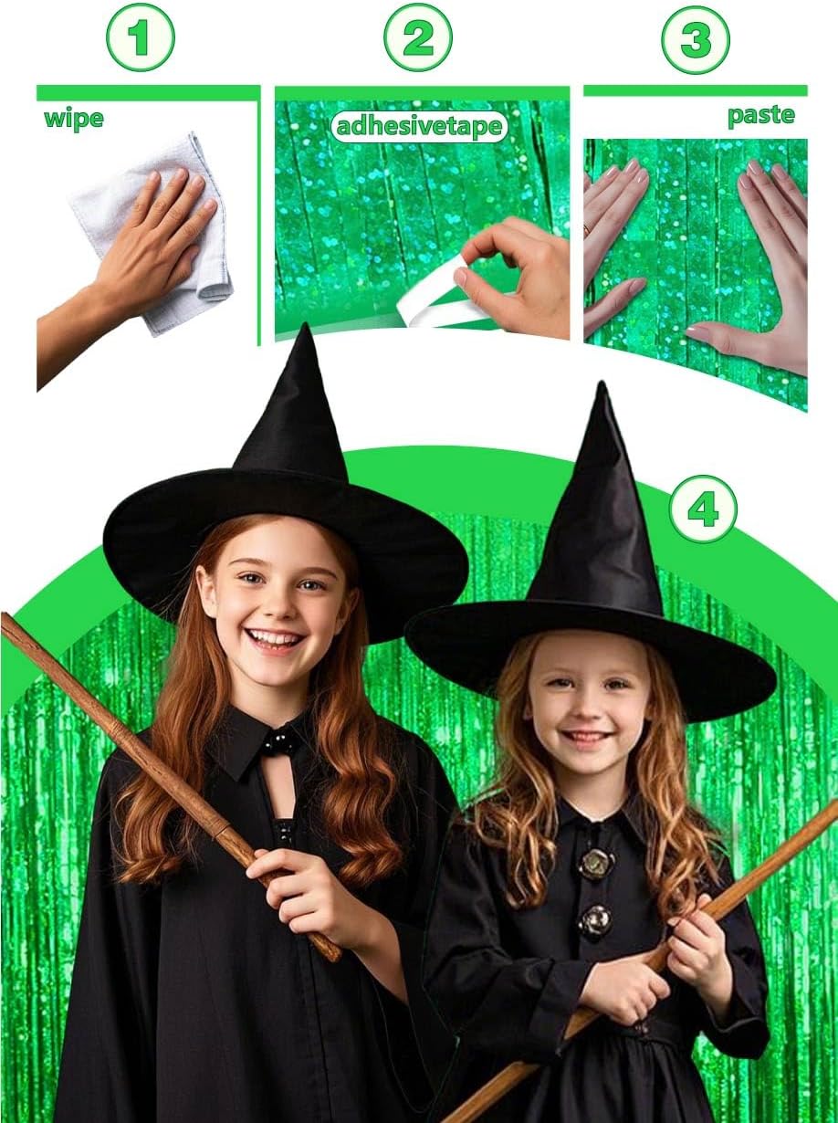 Ofisany Games Green Birthday Decorations 2 Pack