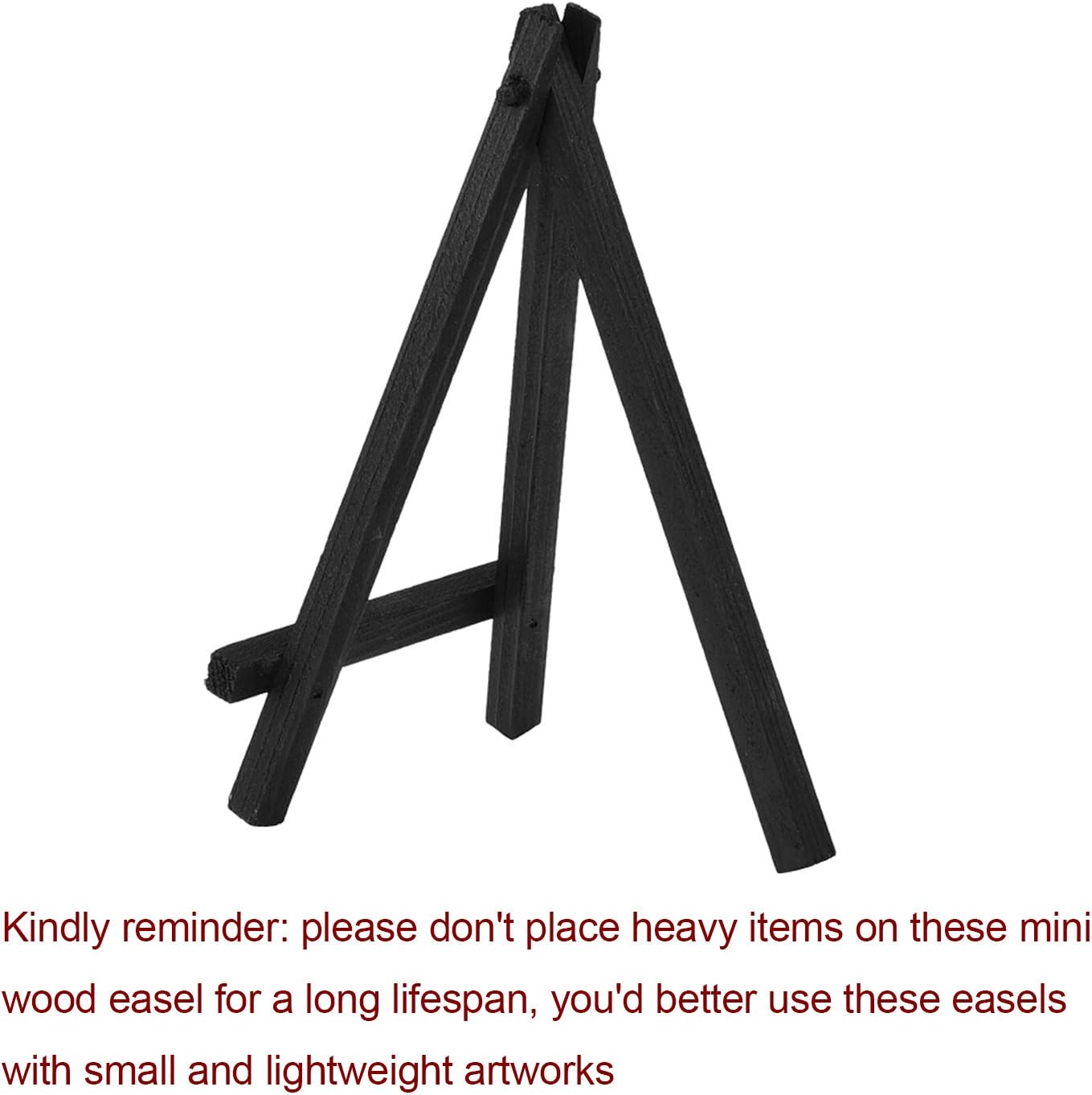 Eboot 12 Pack 625 Inch Wood Easels for Painting and Art
