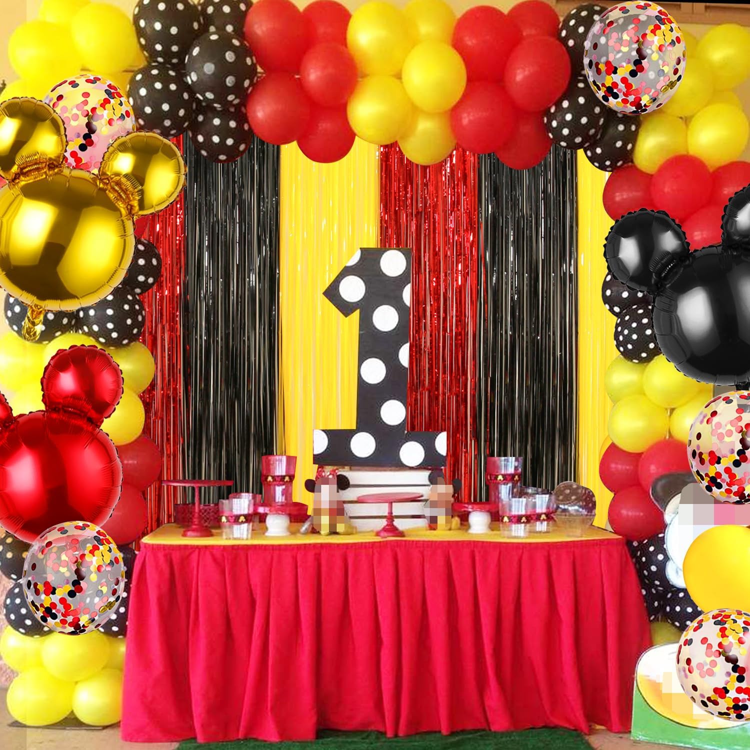 Cartoon Mouse Birthday Decorations 2 Pack