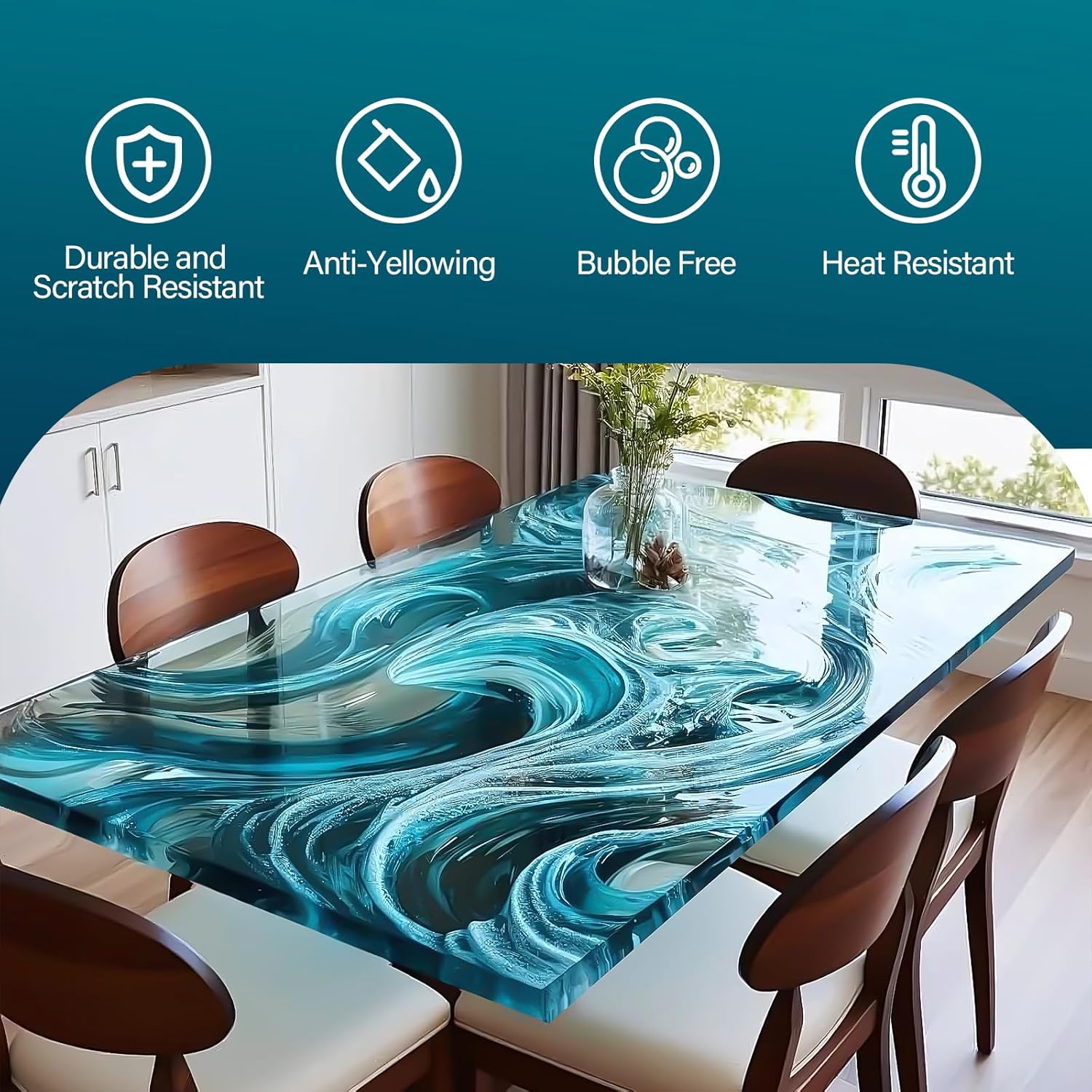 Deep Pour Epoxy Resin 15 Gallon Crystal Clear