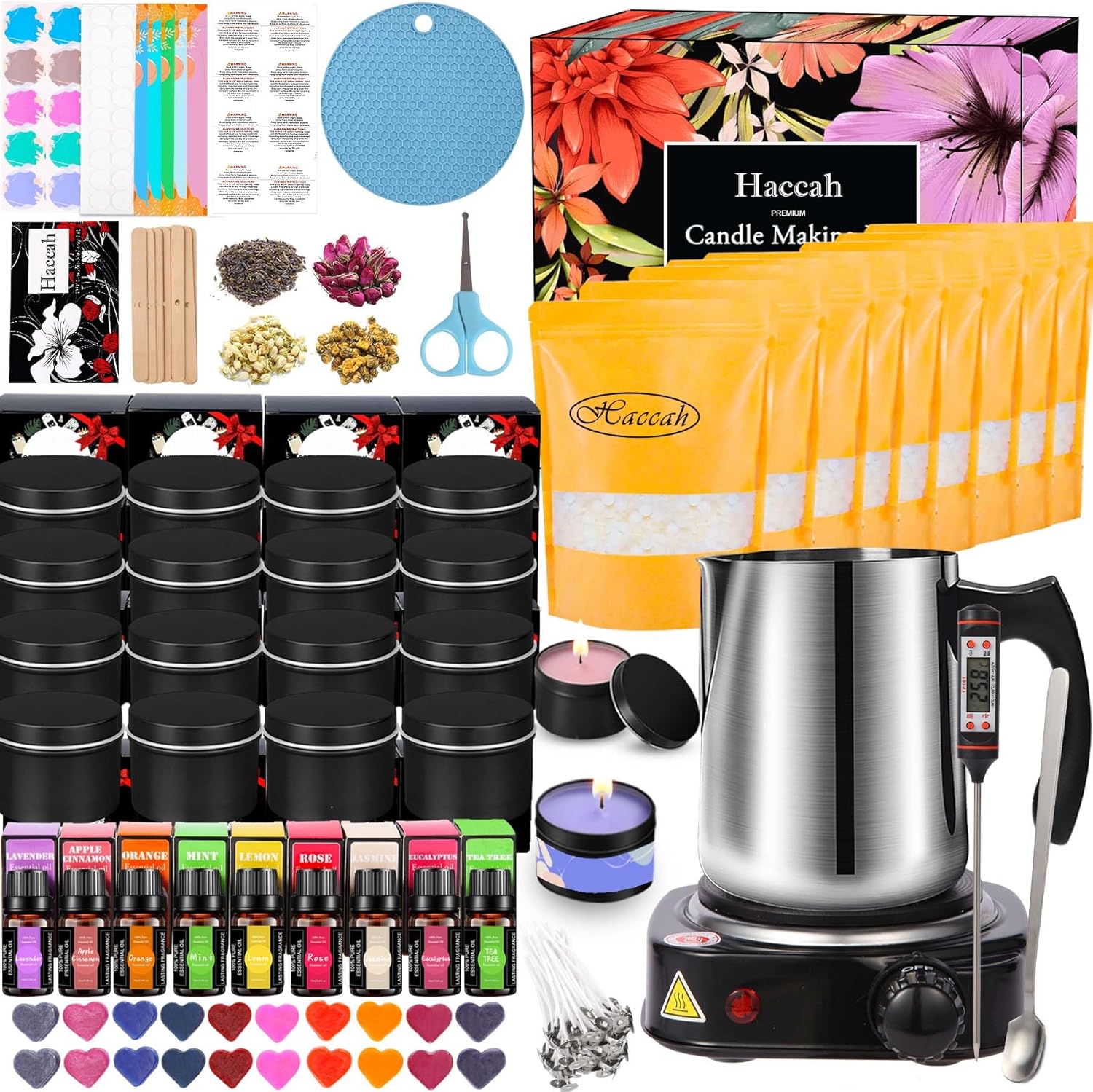 Haccah Complete Candle Making Kit For Adults And Beginners