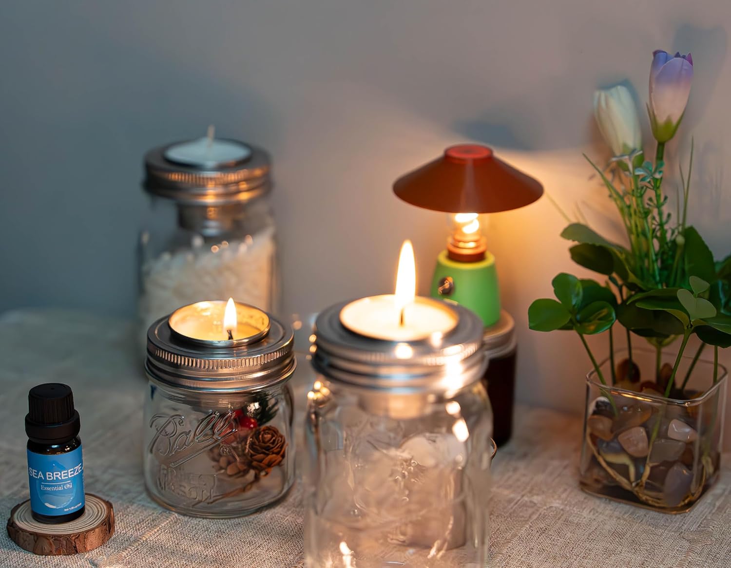 Aikeve Candle Making Kit with Jars Wicks and Accessories