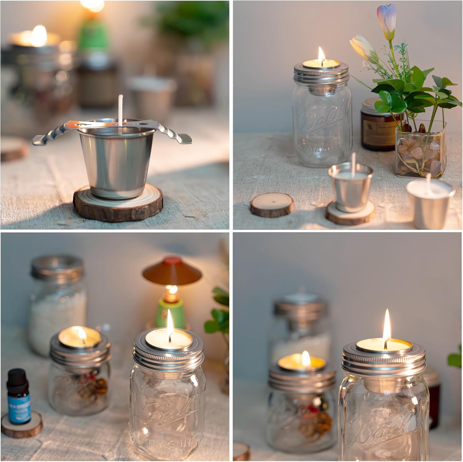 Aikeve Candle Making Kit with Jars Wicks and Accessories