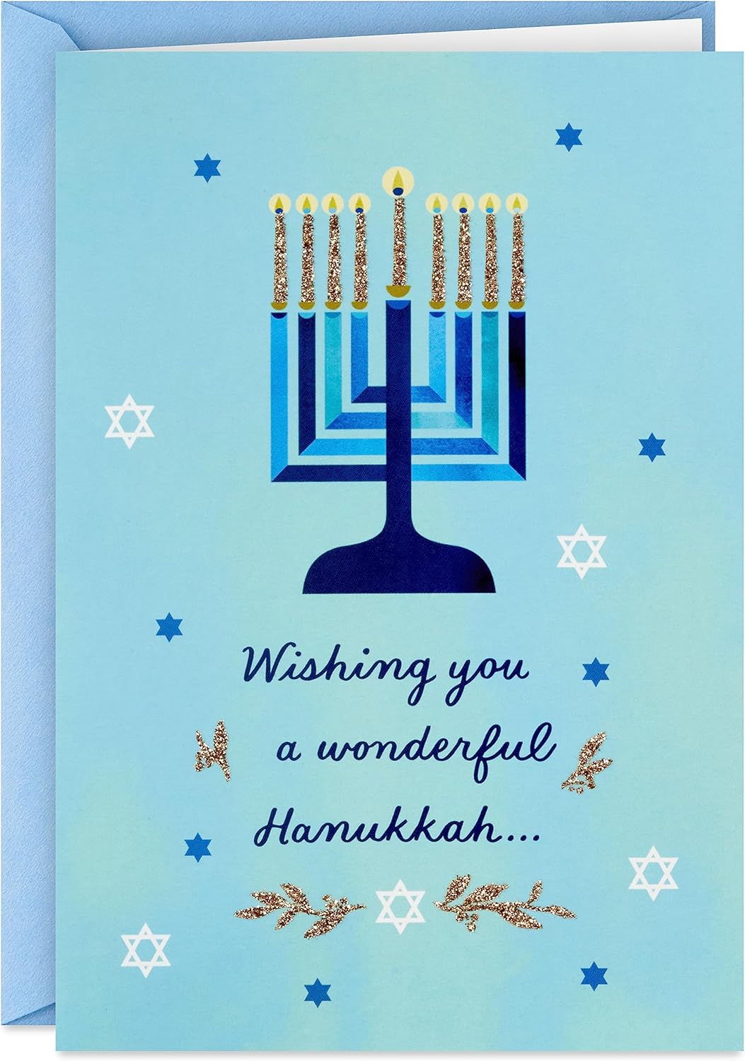 Hallmark Tree of Life Hanukkah Cards Set 16 Modern Menorah