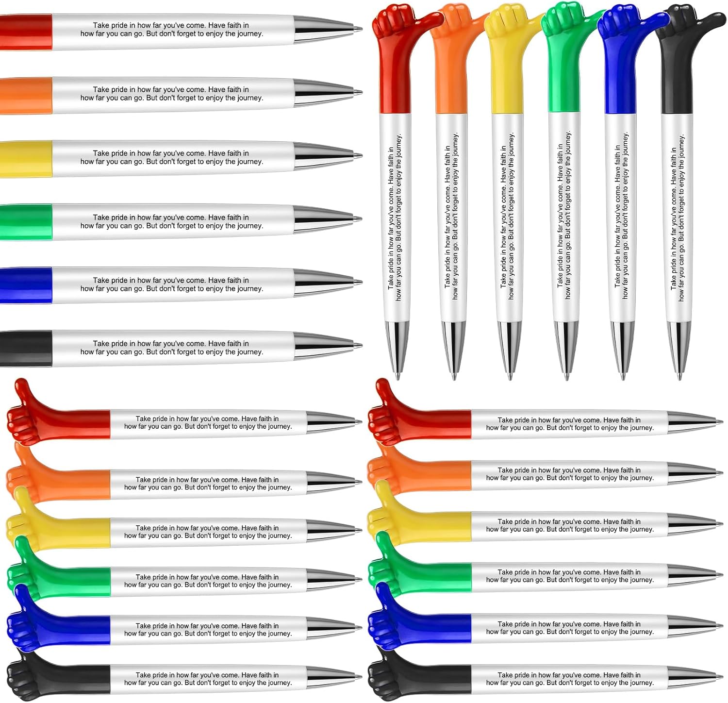 Kosiz 30 Pcs Motivational Thumb Up Pens for Students