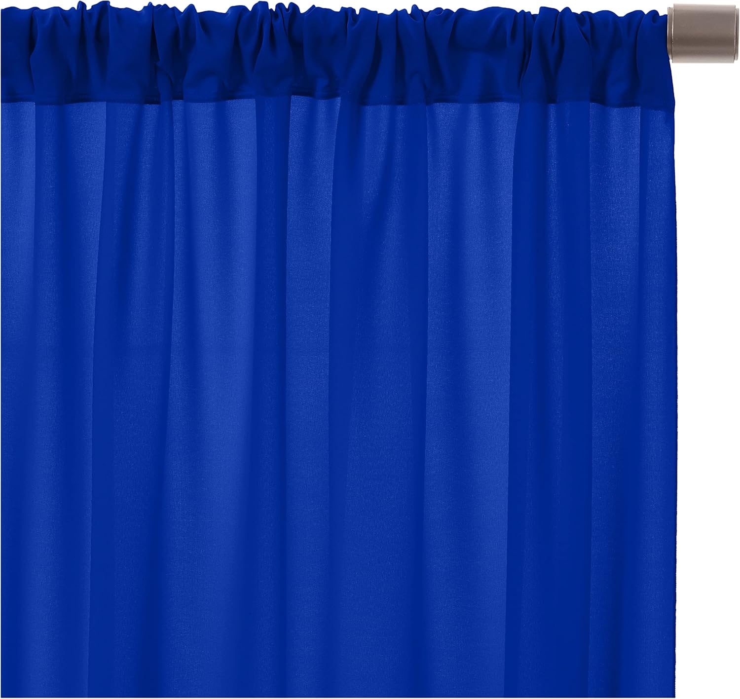 AK Trading Co 10x10 Foot Royal Blue Polyester Backdrop Drapes