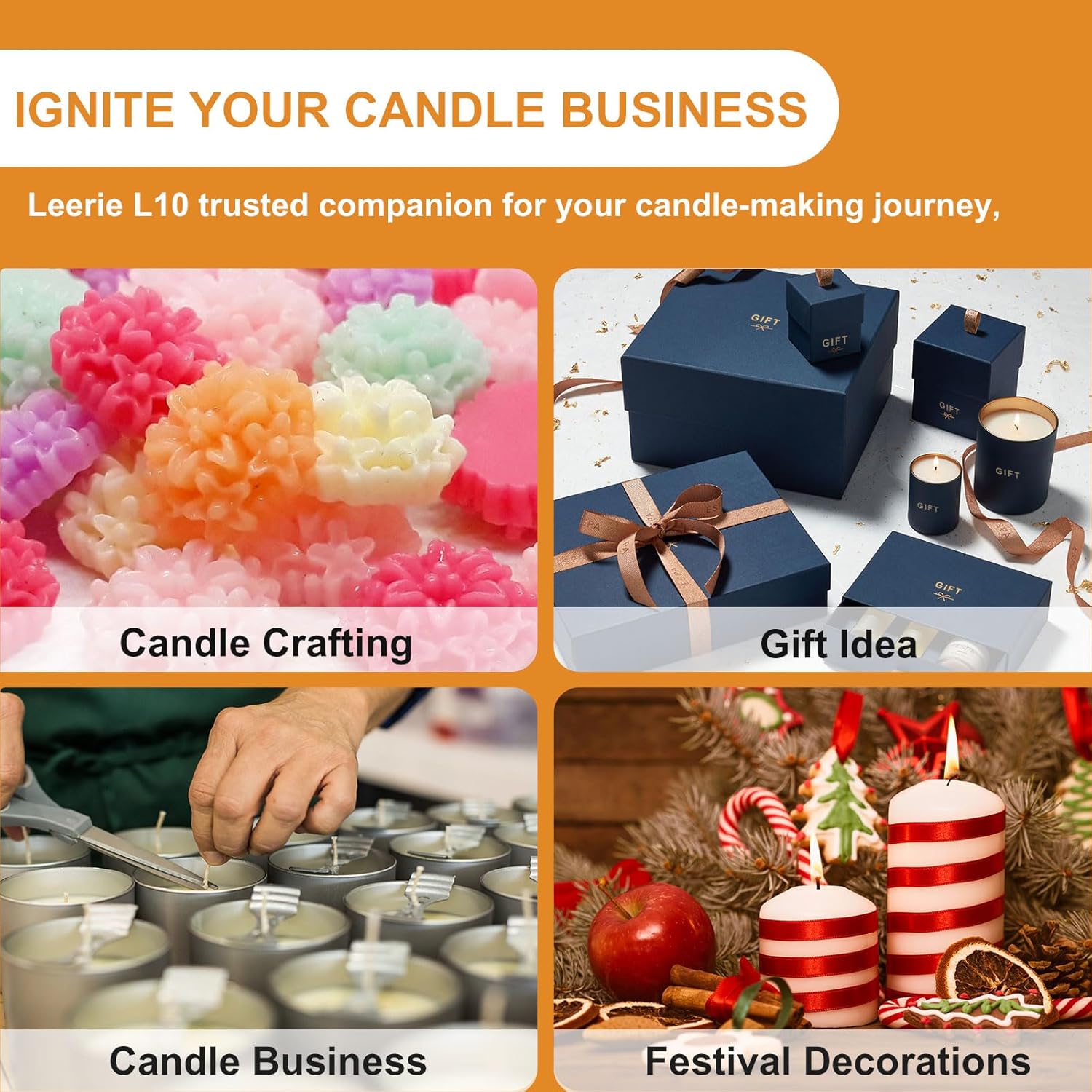 Leerie 10Qts Commercial Wax Melter for Candle Making