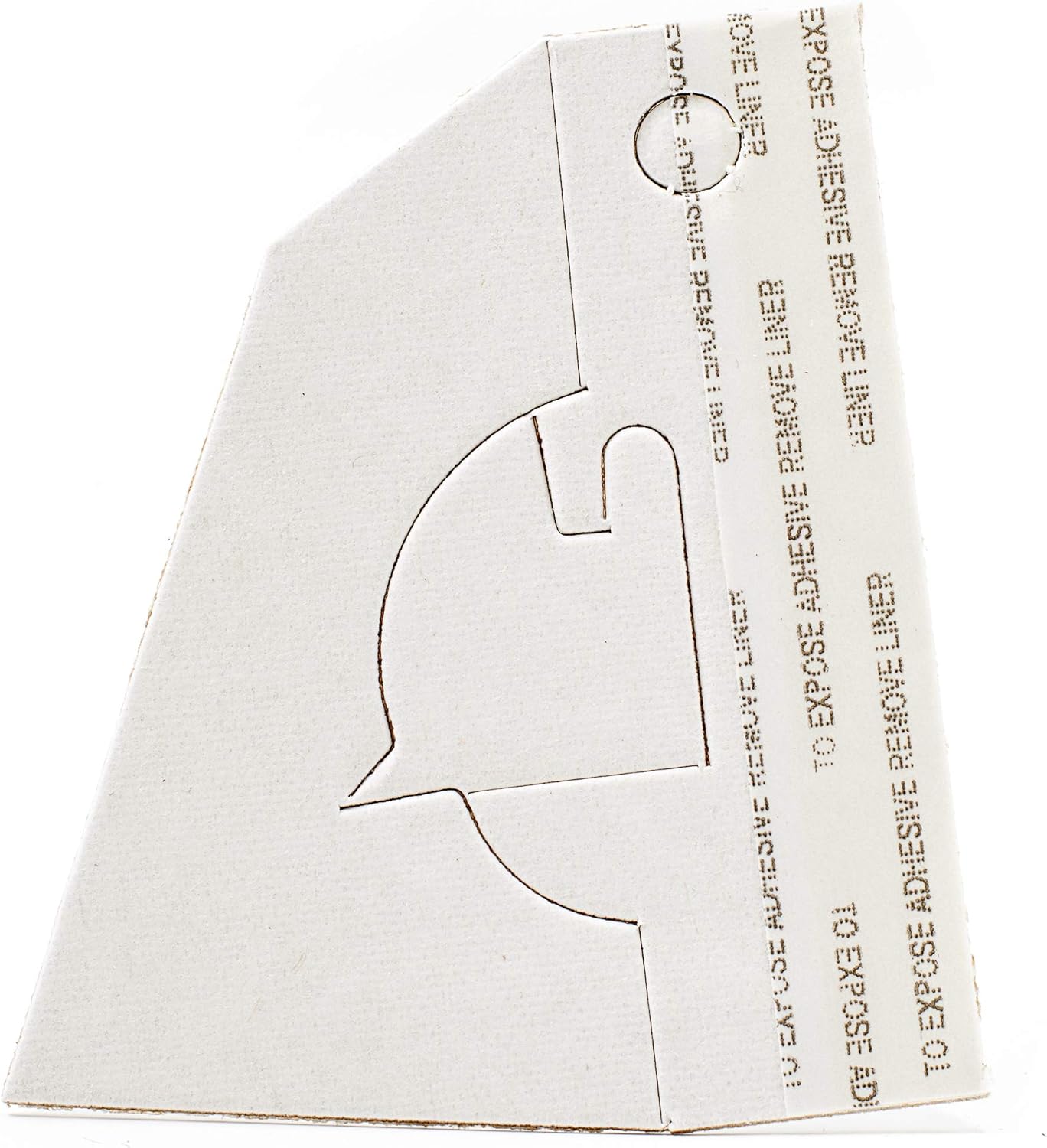 Golden State Art Self Stick Cardboard Easel Back Pack of 100 White