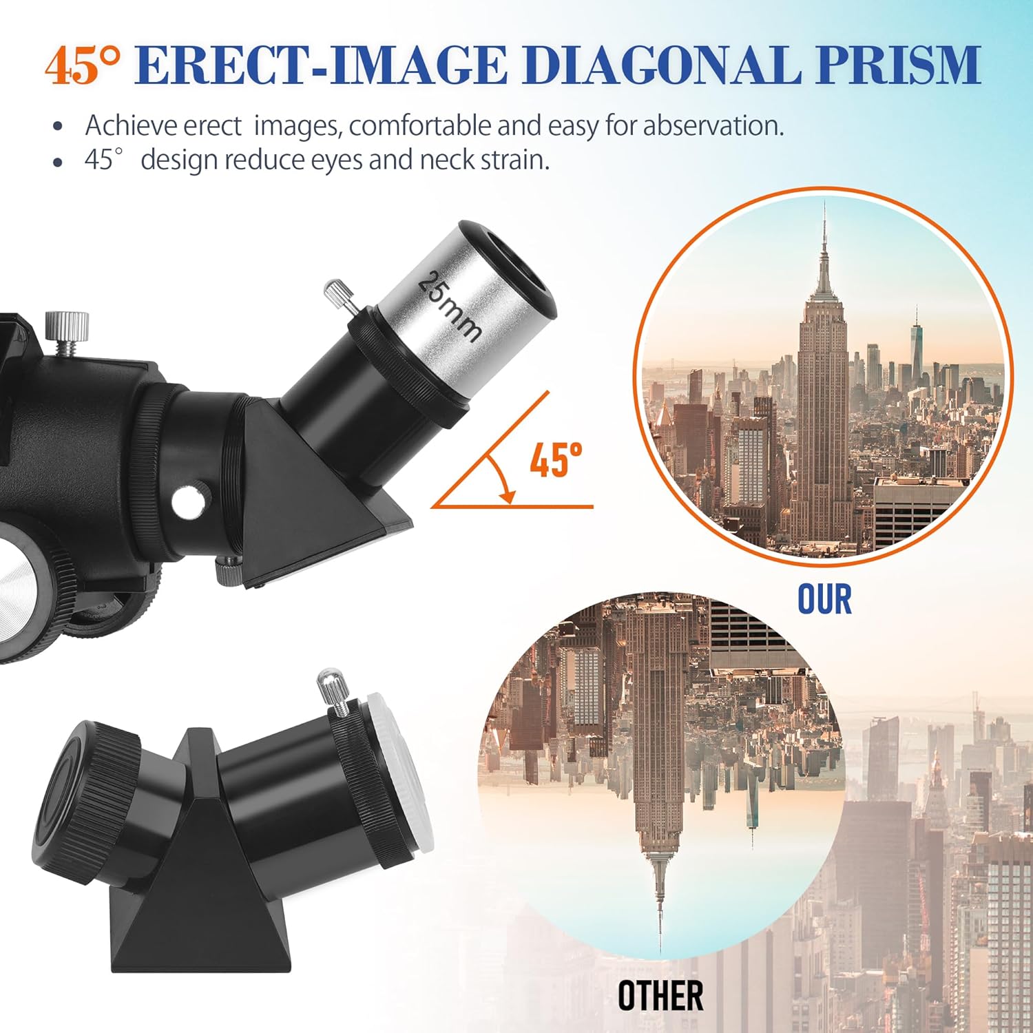 MEEZAA High-Powered Refractor Telescope with Phone Adapter