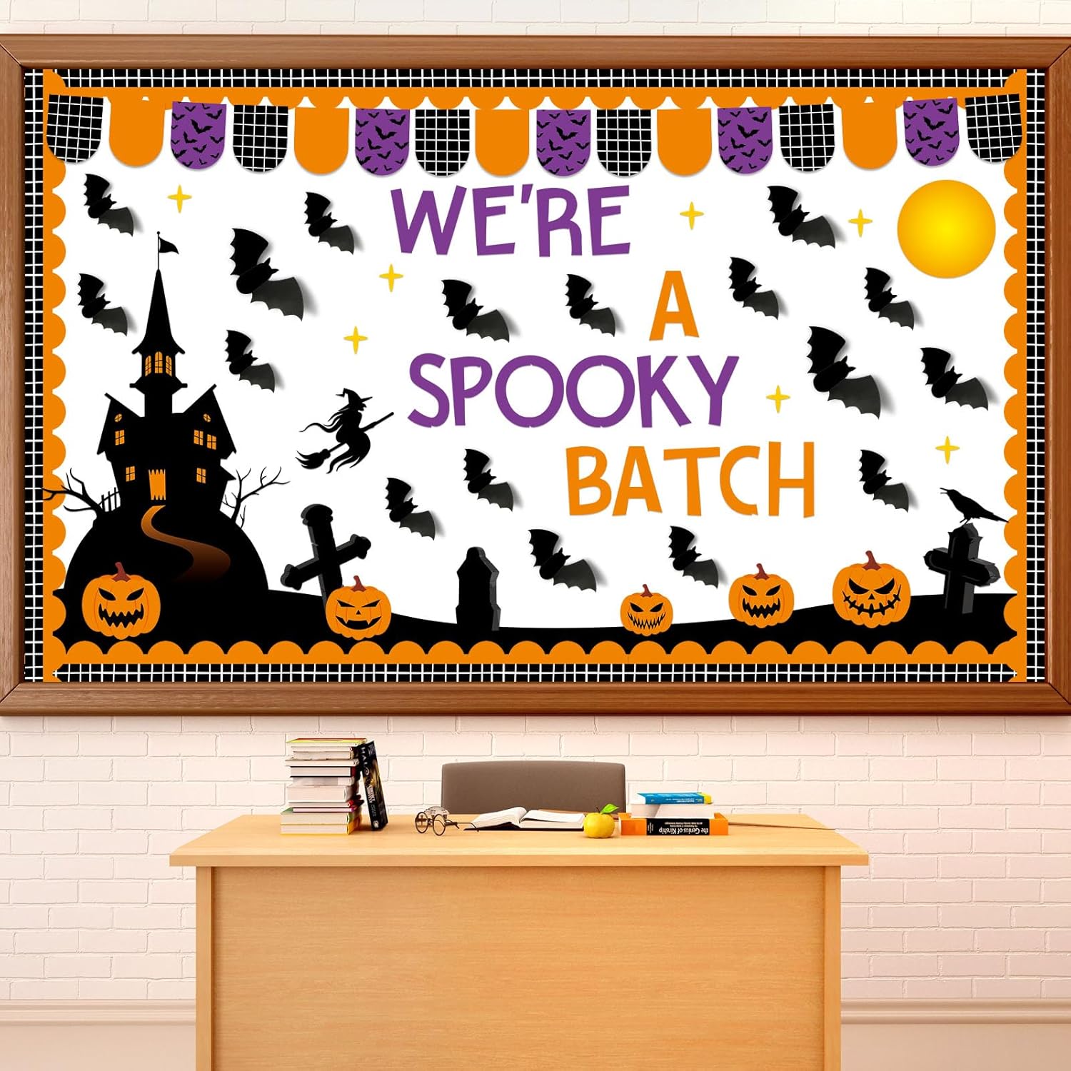 Halloween 3D Bulletin Board Decor Set