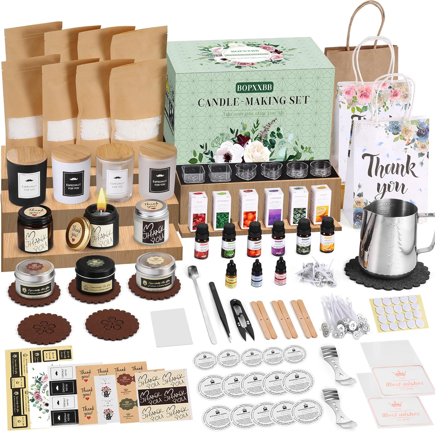 DOPXXBB Complete Candle Making Kit for Adults