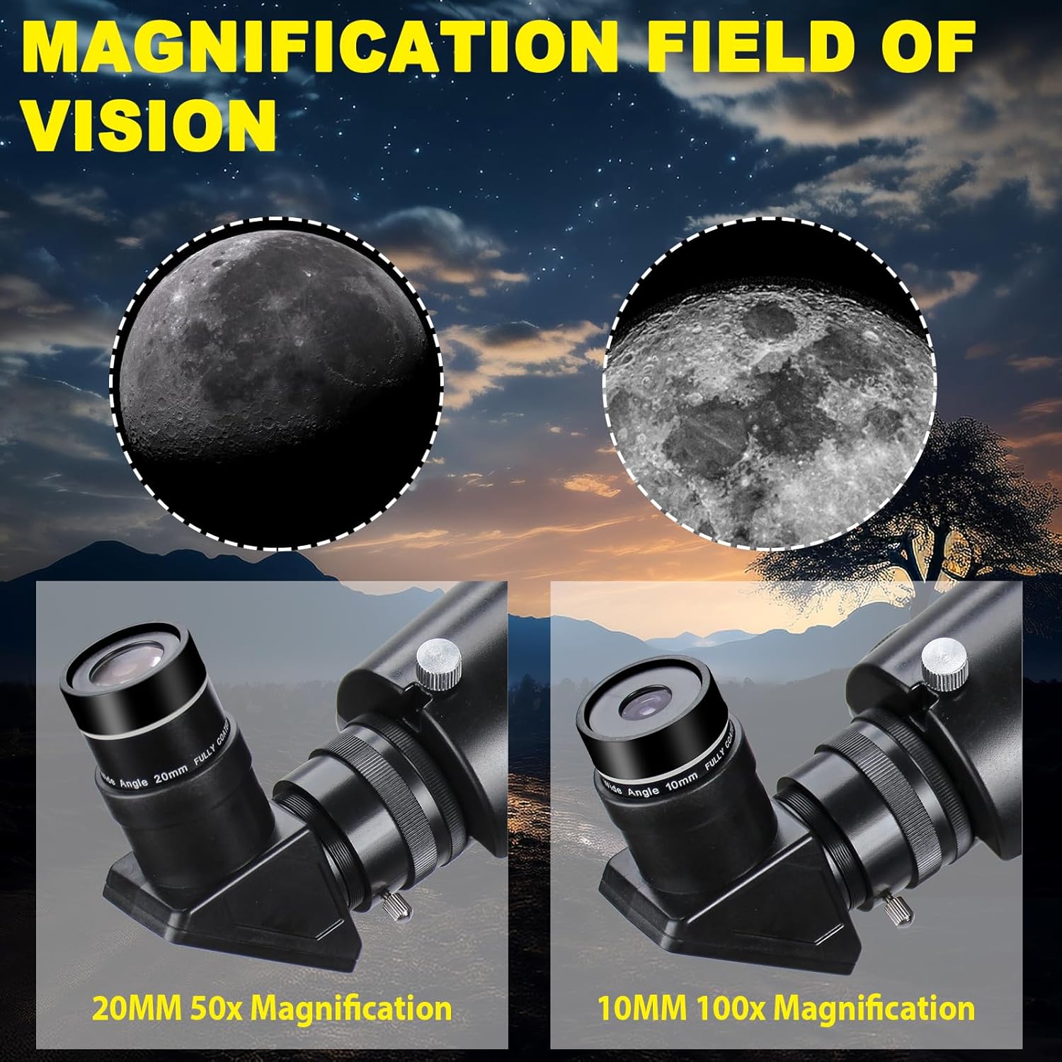 SOLOMARK 90mm Telescope with 1000mm Focal Length