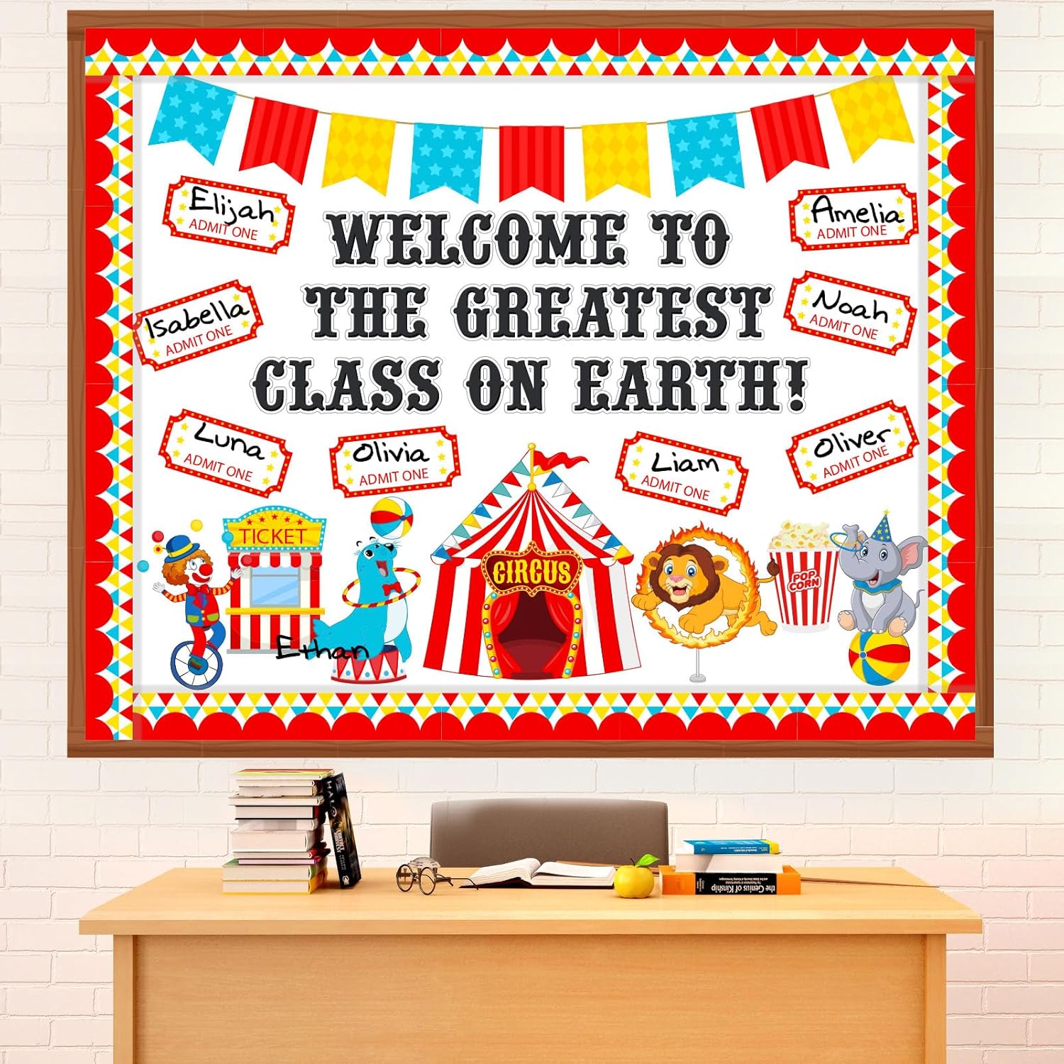 Funrous Carnival Bulletin Board Set Welcome to the Greatest Class on Earth