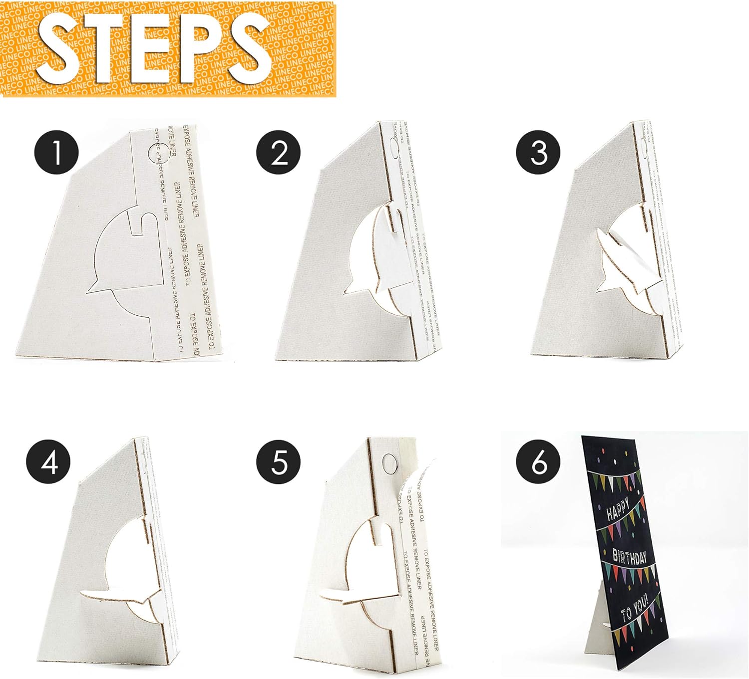 Golden State Art Self Stick Cardboard Easel Back Pack of 100 White