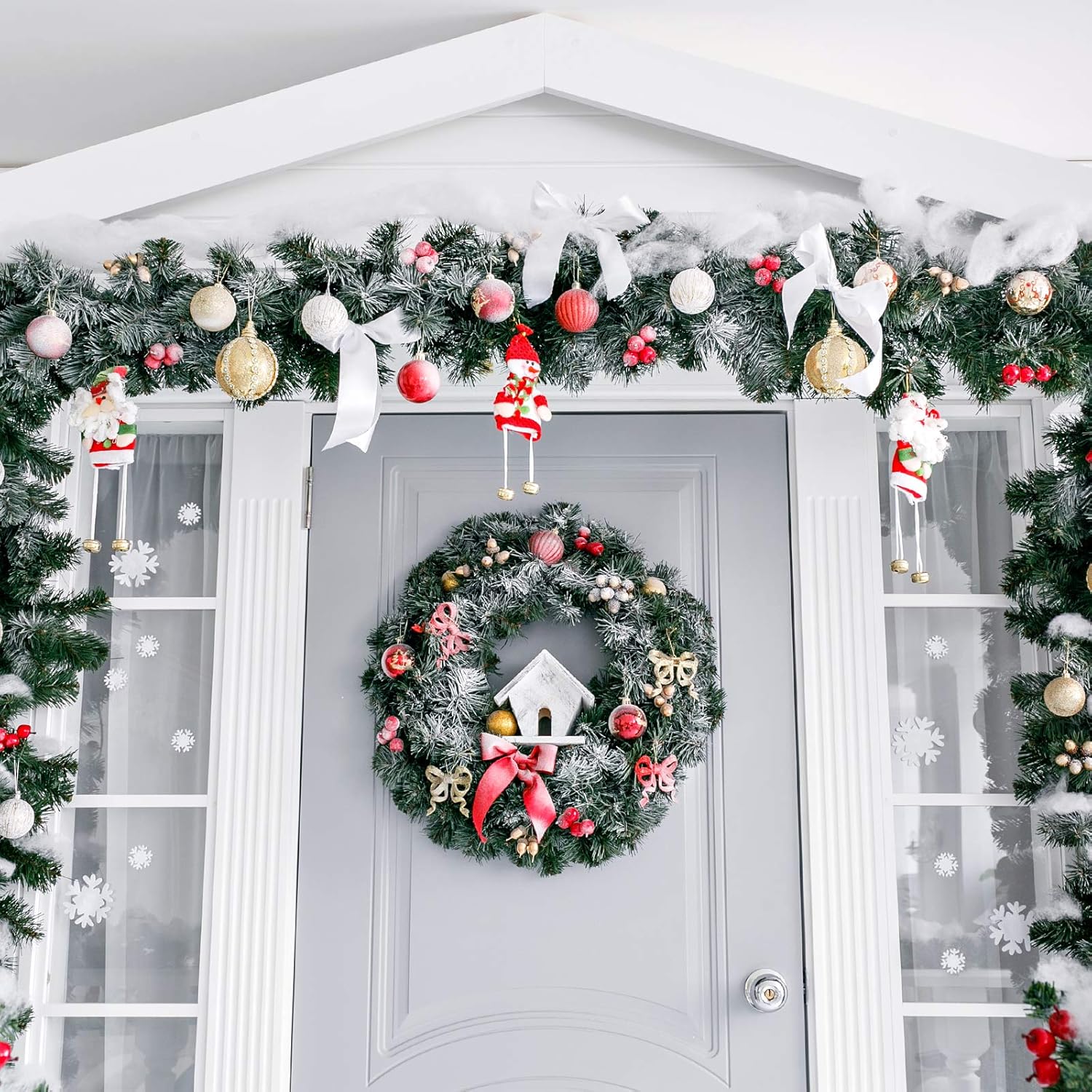 Patelai 12-Piece Metal Wreath Frame for Decor