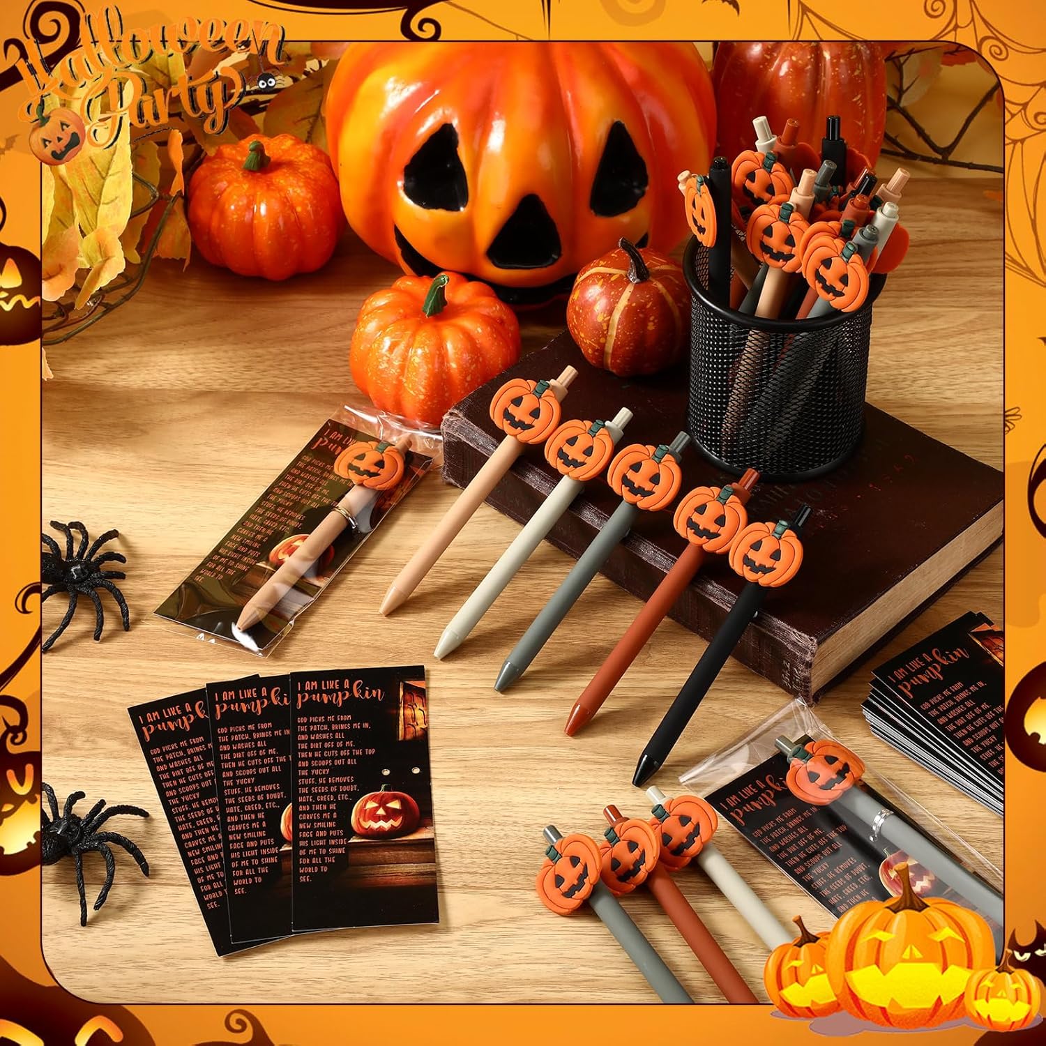 30 Set Halloween Christian Gift Decor with Prayer Bookmarks