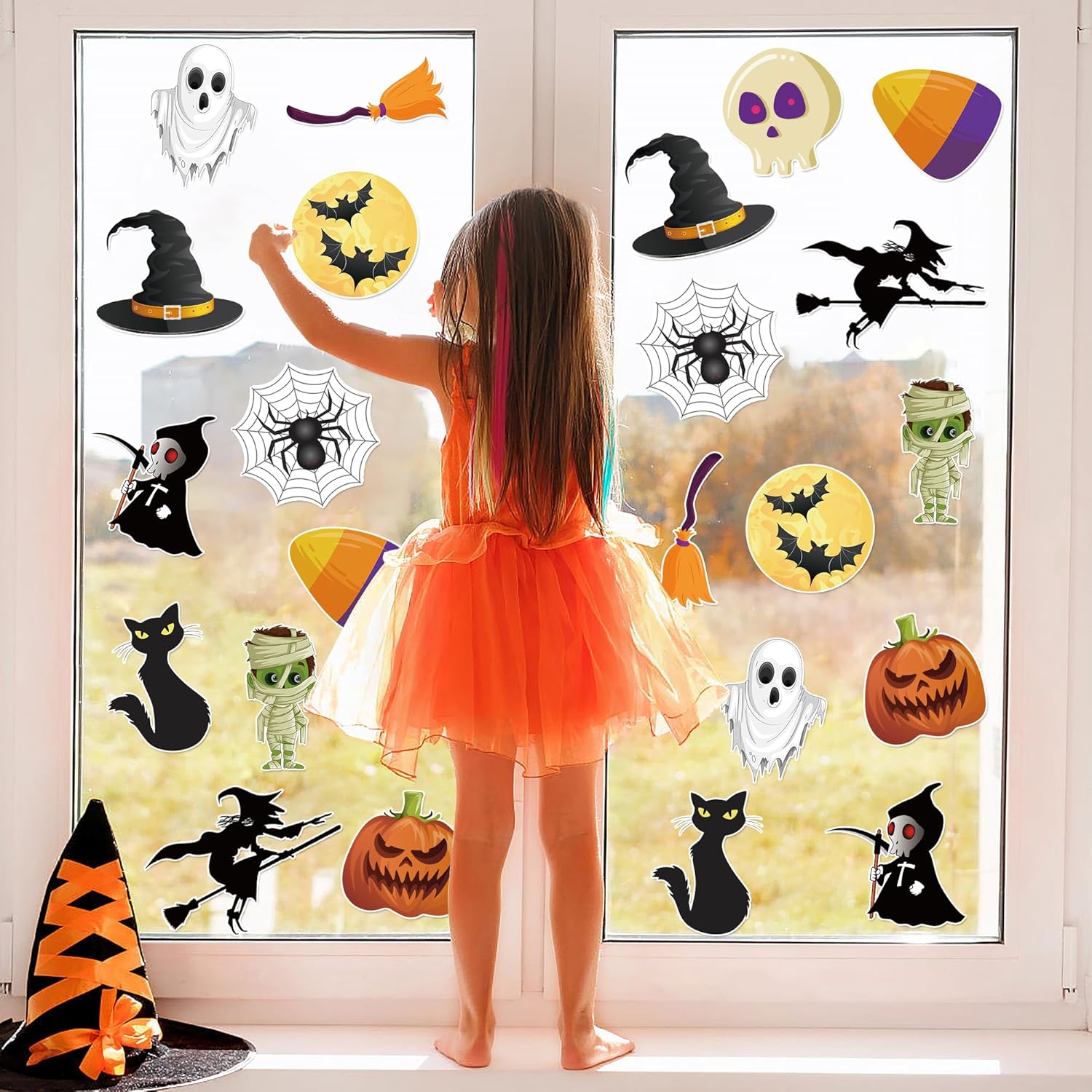 Lucleag Halloween Cutouts for Bulletin Board Decoration
