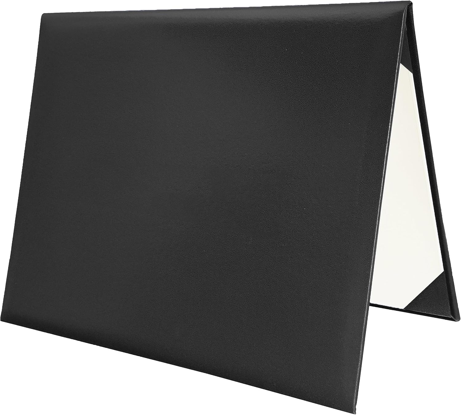 Diploma Cover 85x11 Black Leather Holder