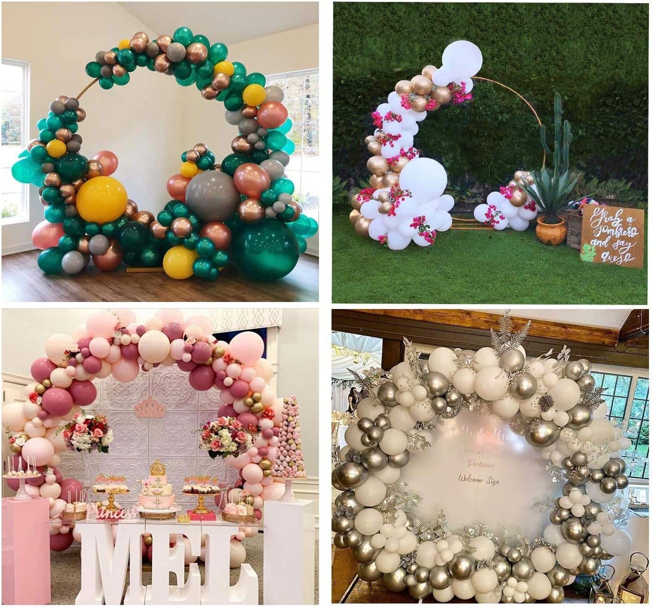 LANGXUN 9ft Metal Balloon Arch Frame
