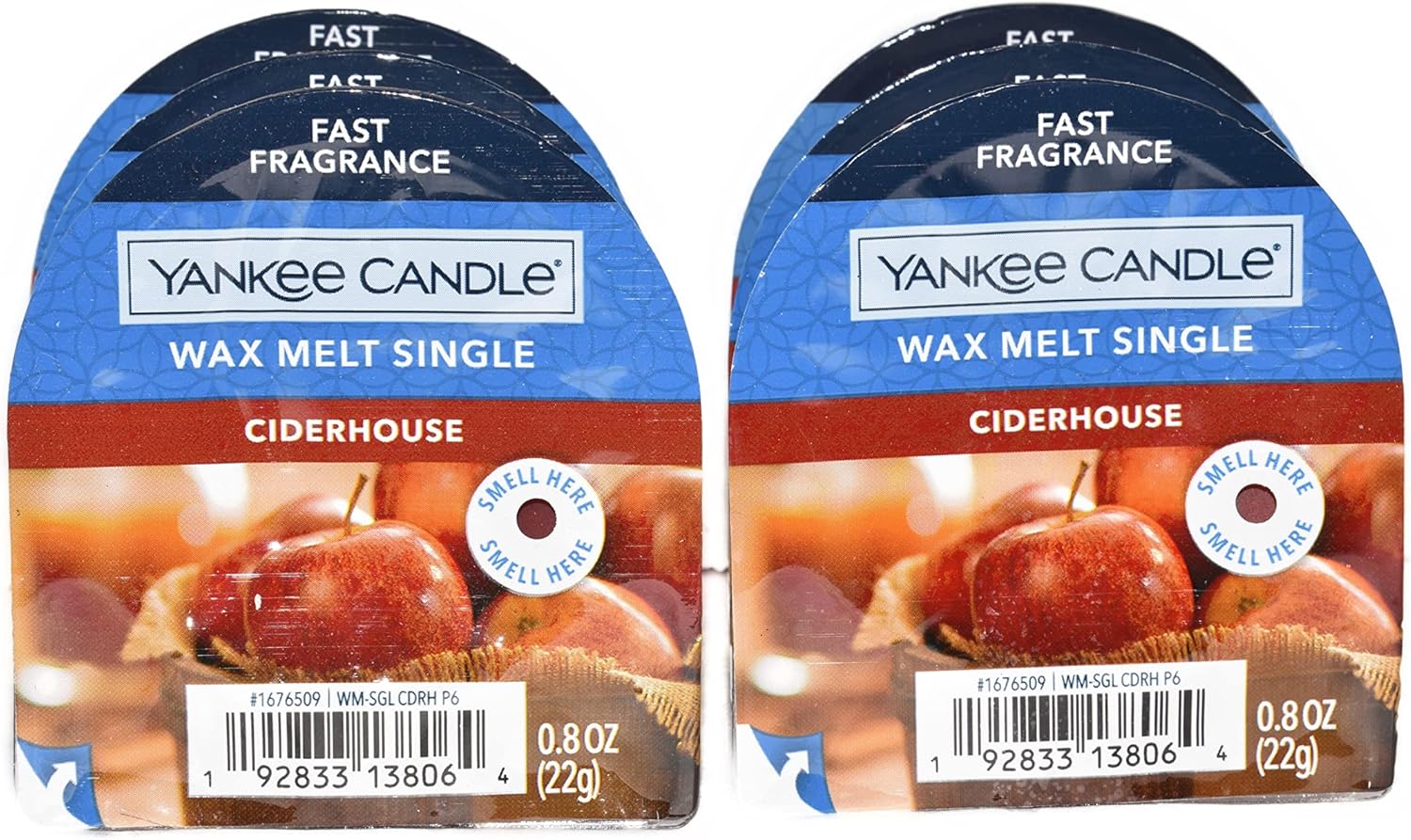 Yankee Candle 6 Ciderhouse Scented Wax Melt Singles Fast Fragrance