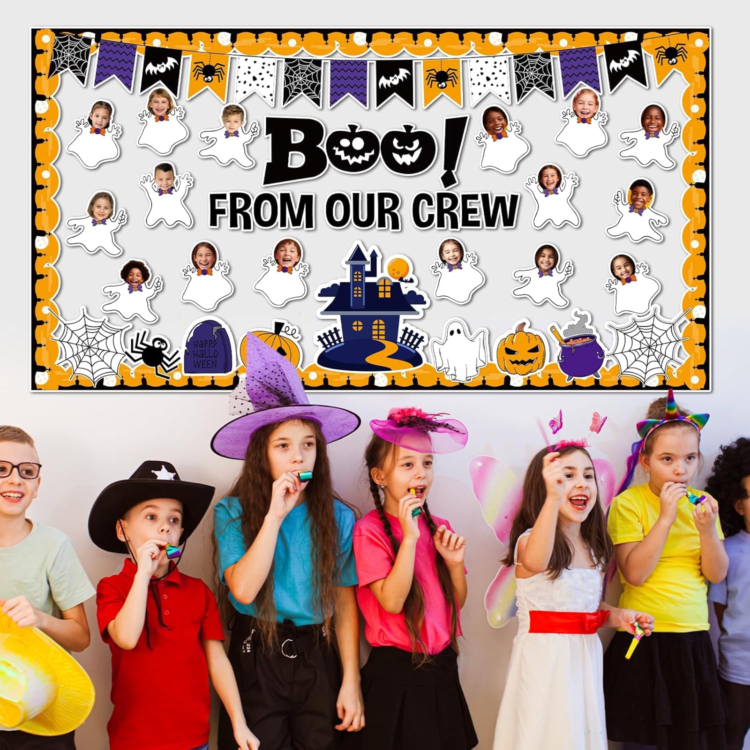 Halloween Ghost Bulletin Board Set for Classroom Decorations