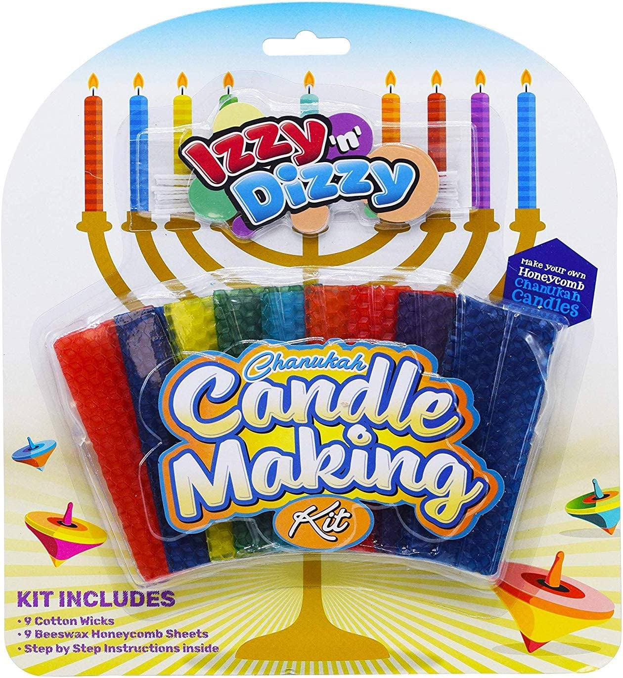 Izzy N Dizzy Hanukkah Candle Making Kit