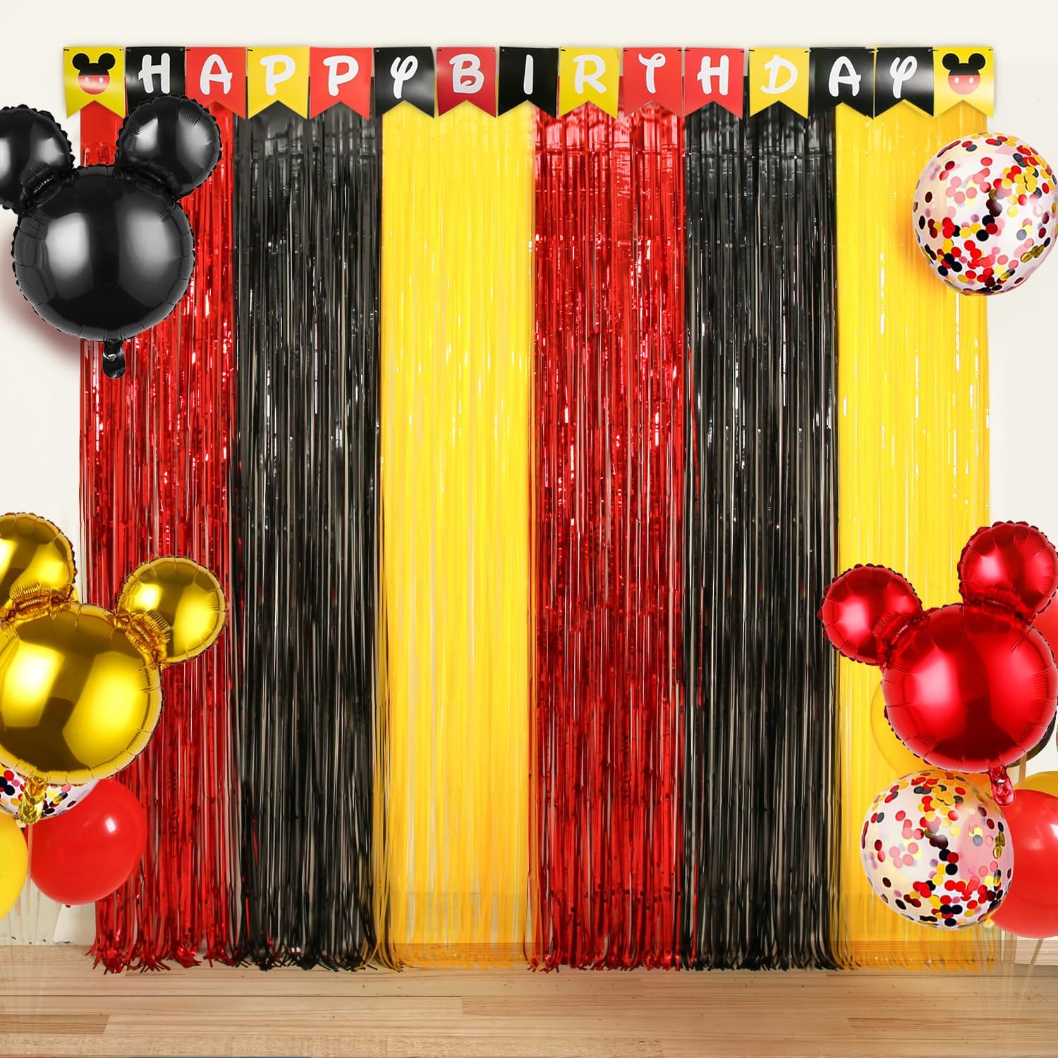 Cartoon Mouse Birthday Decorations 2 Pack
