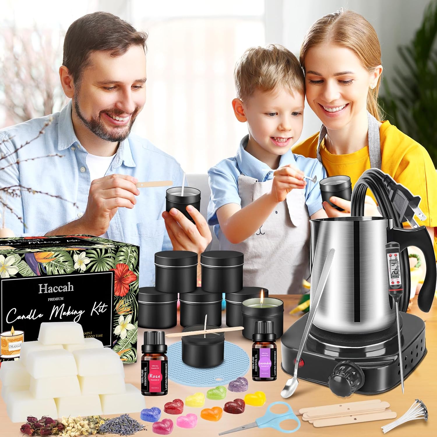 Haccah Complete Candle Making Kit for Adults and Beginners 1