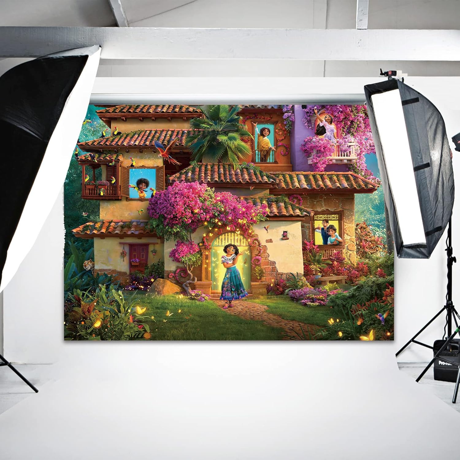 7x5FT Magic House Backdrop for Birthday Party Decor