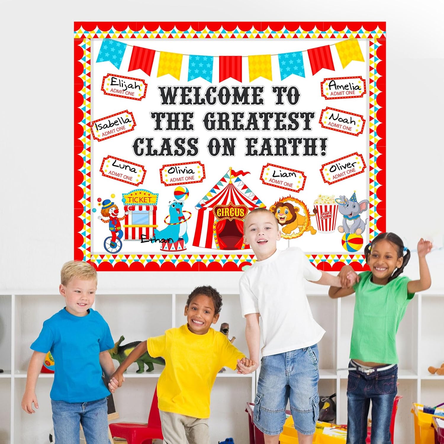 Funrous Carnival Bulletin Board Set Welcome to the Greatest Class on Earth