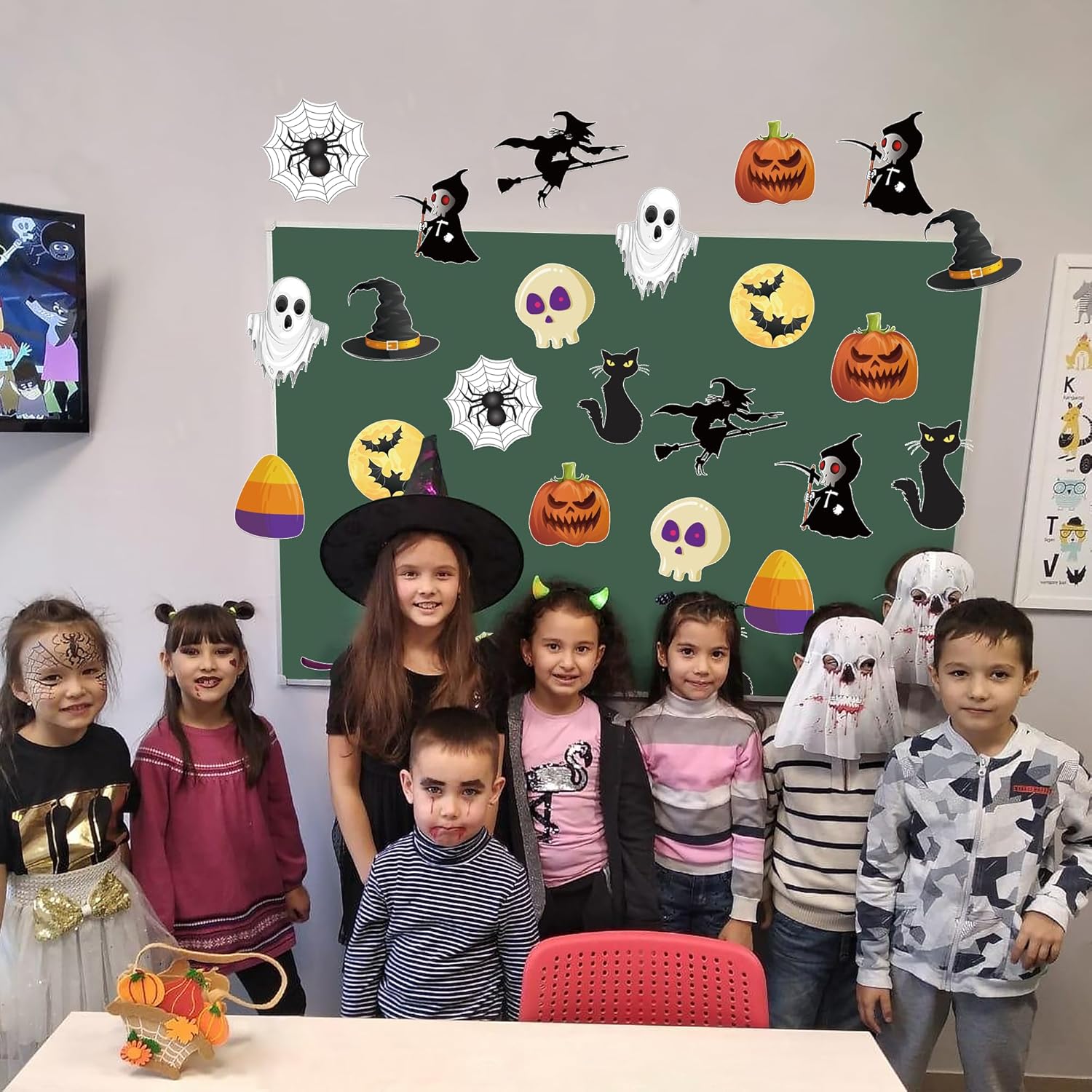 Lucleag Halloween Cutouts for Bulletin Board Decoration