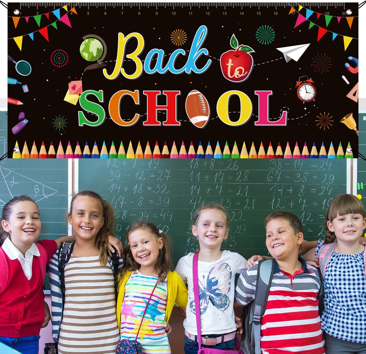 FEPITO Back to School Banner Classroom Decor