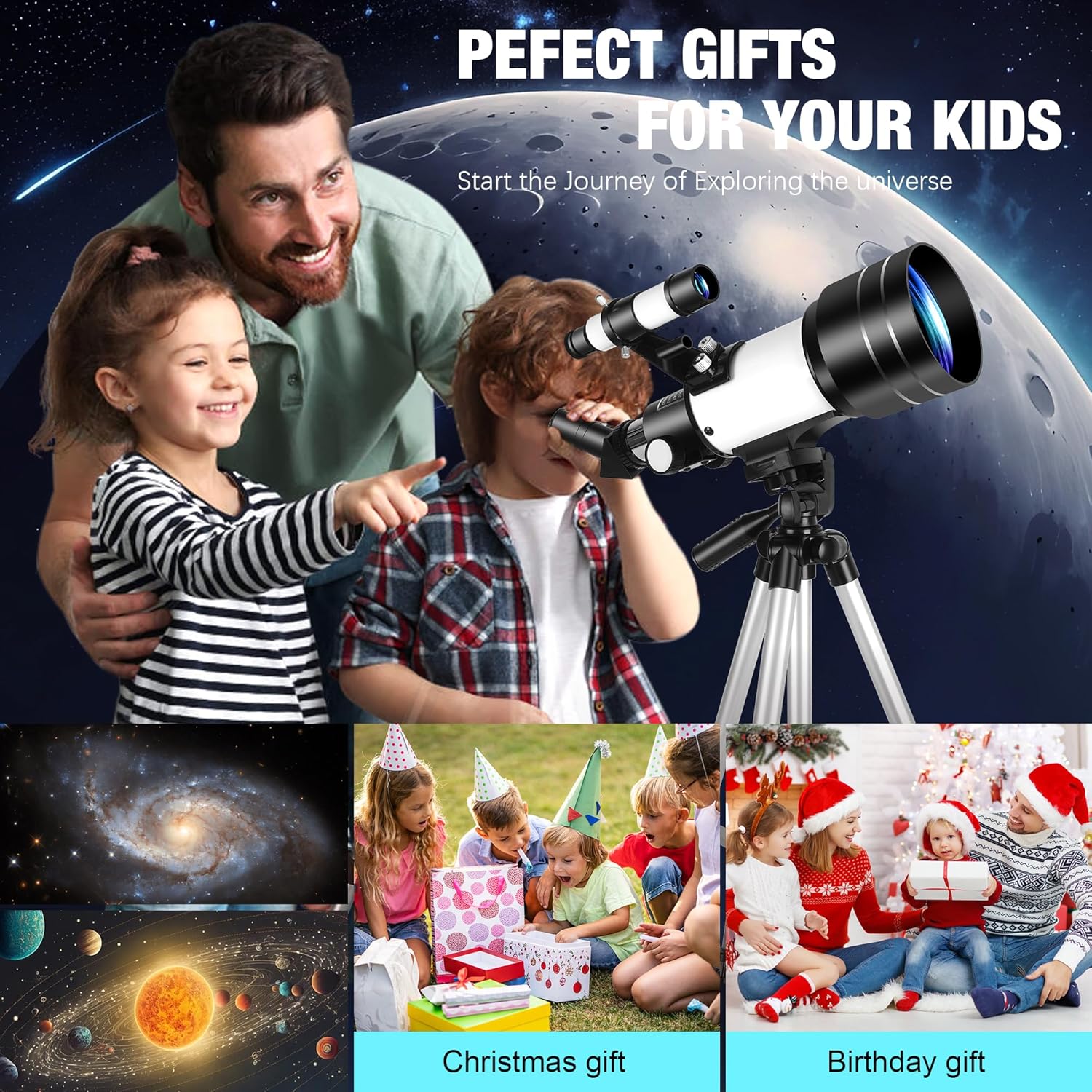HUGERSTAR 70mm Telescope for Adults and Kids