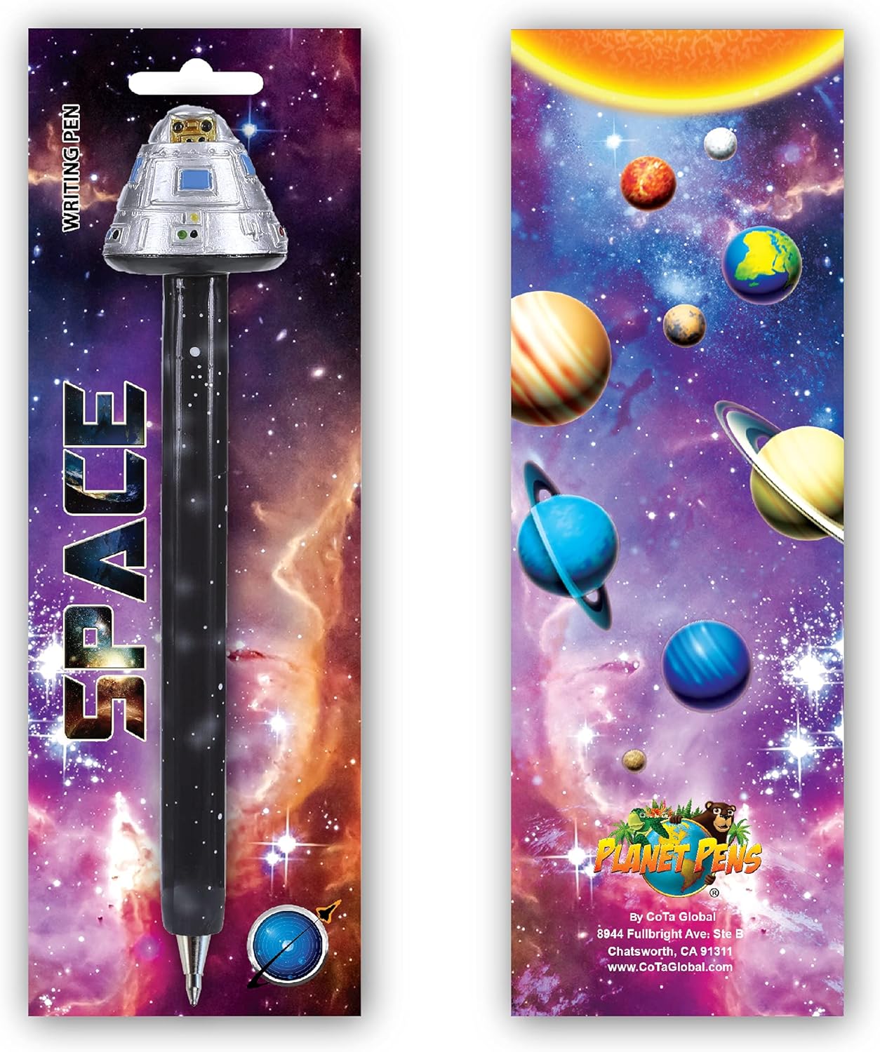 Spacecraft Novelty Pen - Cute Fun Unique Kids Adults Ballpoint Pen