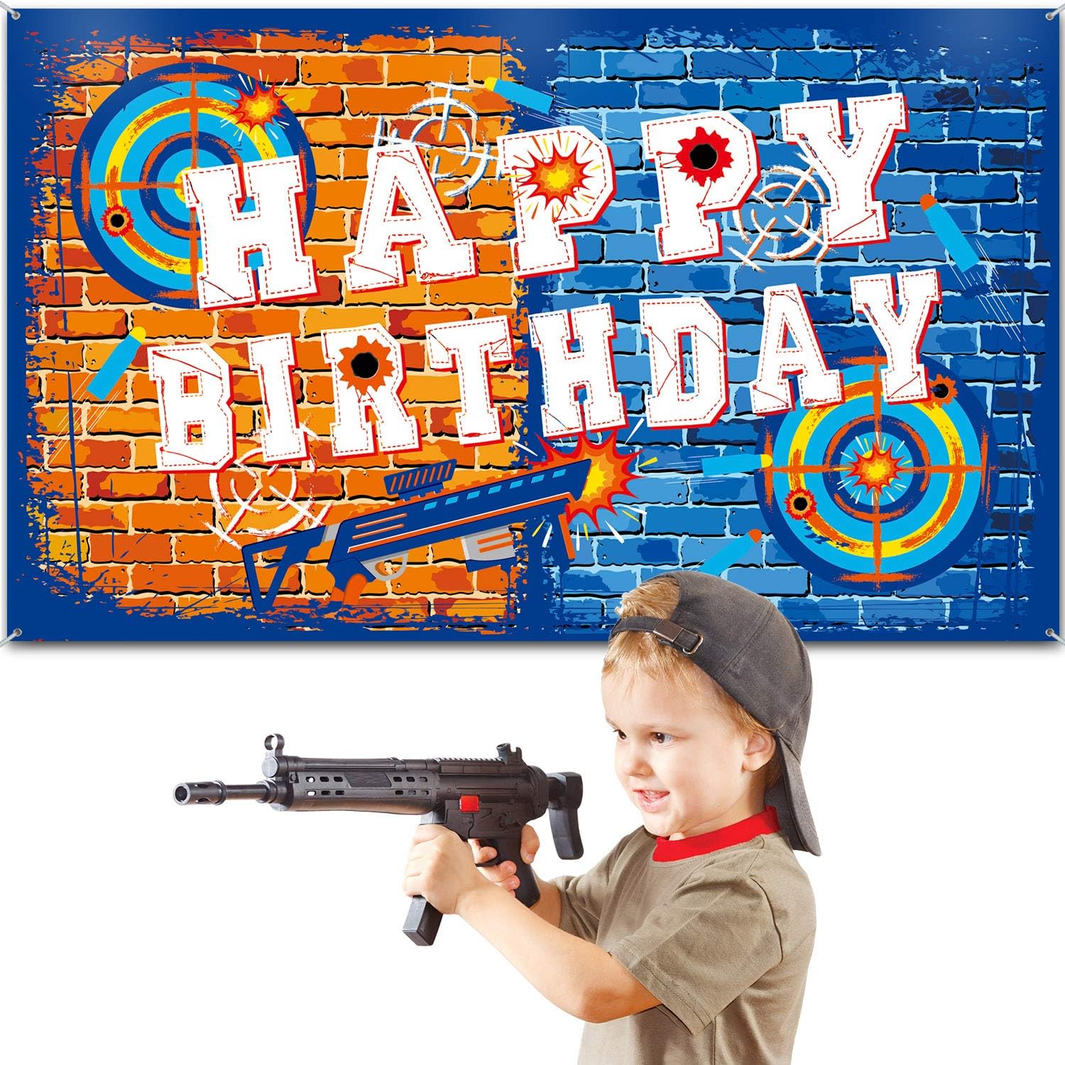 Tatuo Happy Birthday Dart Battle Banner Background