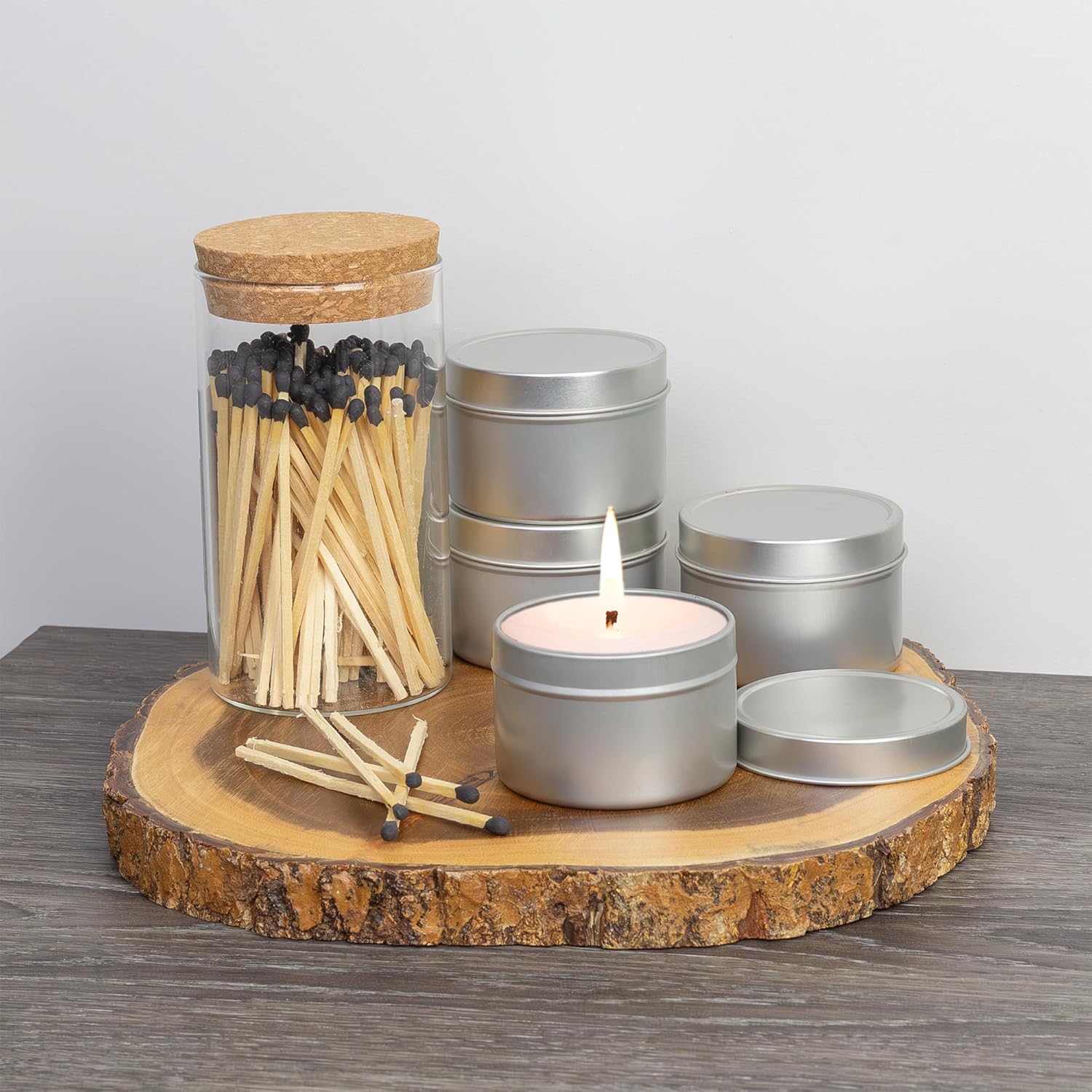Cornucopia Brands 4-Ounce Candle Tins 24-Pack