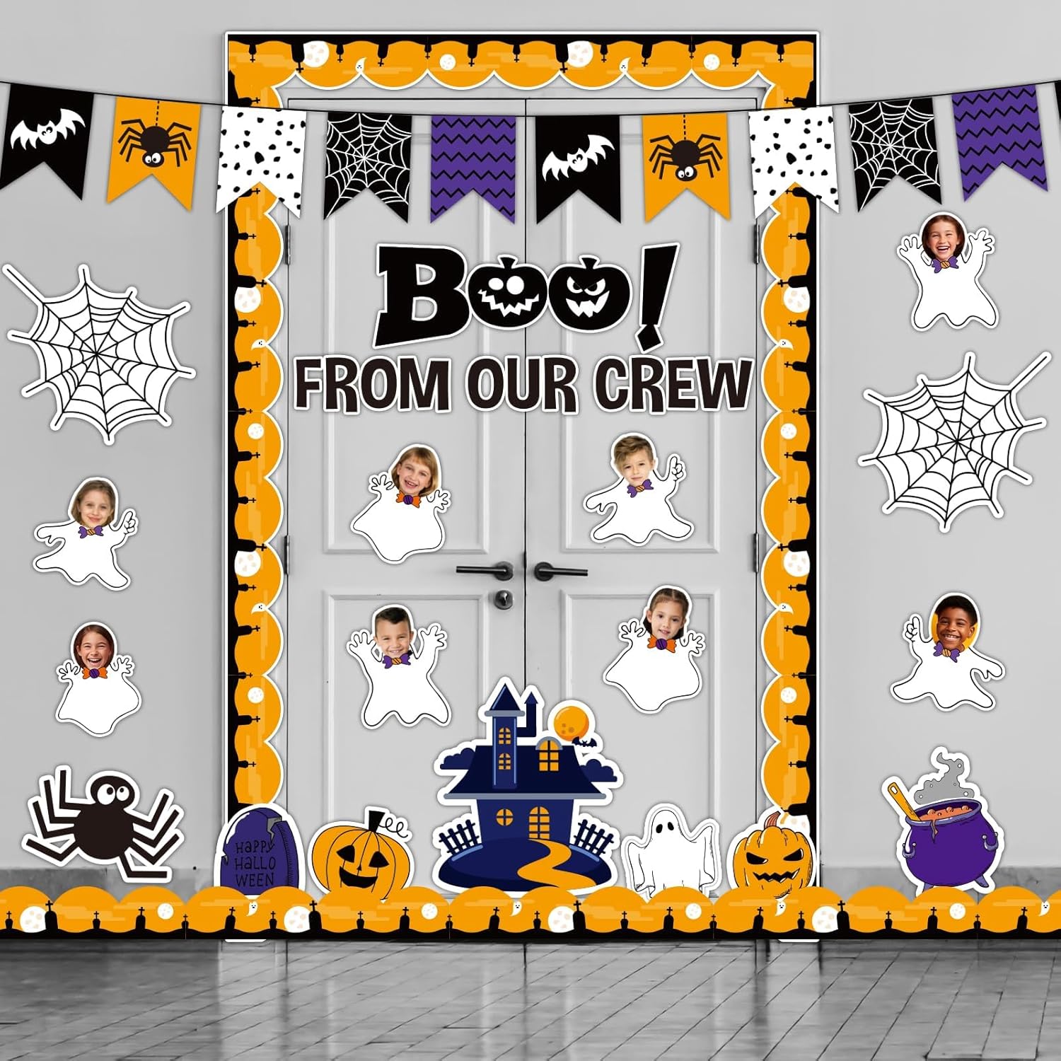 Halloween Ghost Bulletin Board Set for Classroom Decorations