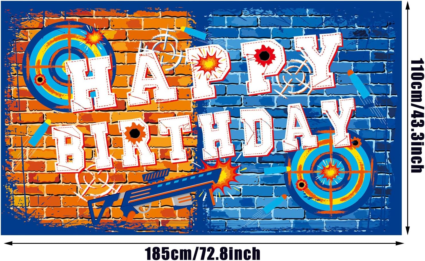Tatuo Happy Birthday Dart Battle Banner Background