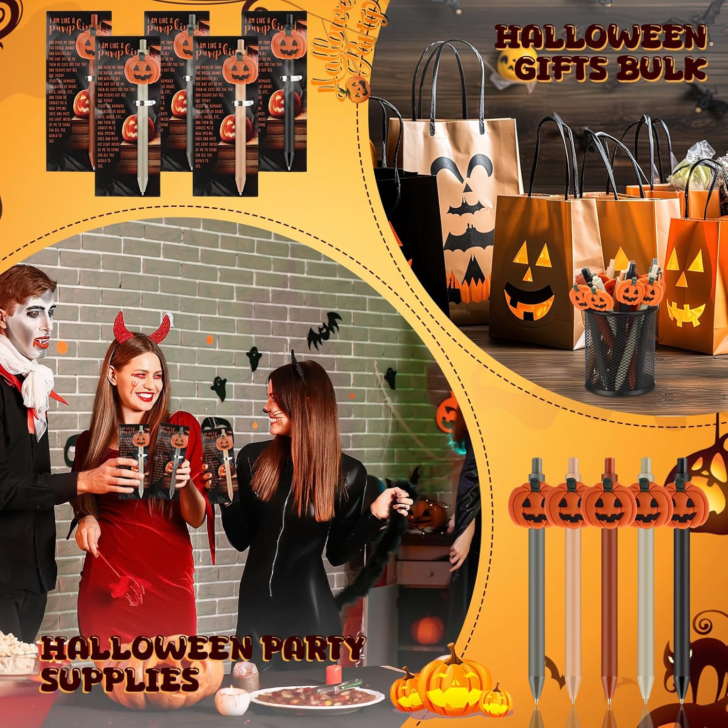 30 Set Halloween Christian Gift Decor with Prayer Bookmarks
