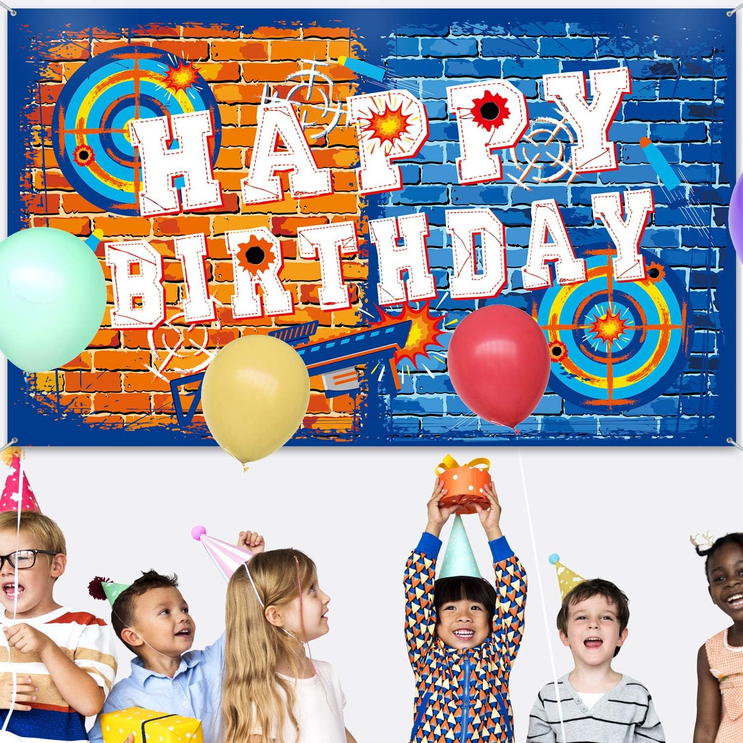 Tatuo Happy Birthday Dart Battle Banner Background