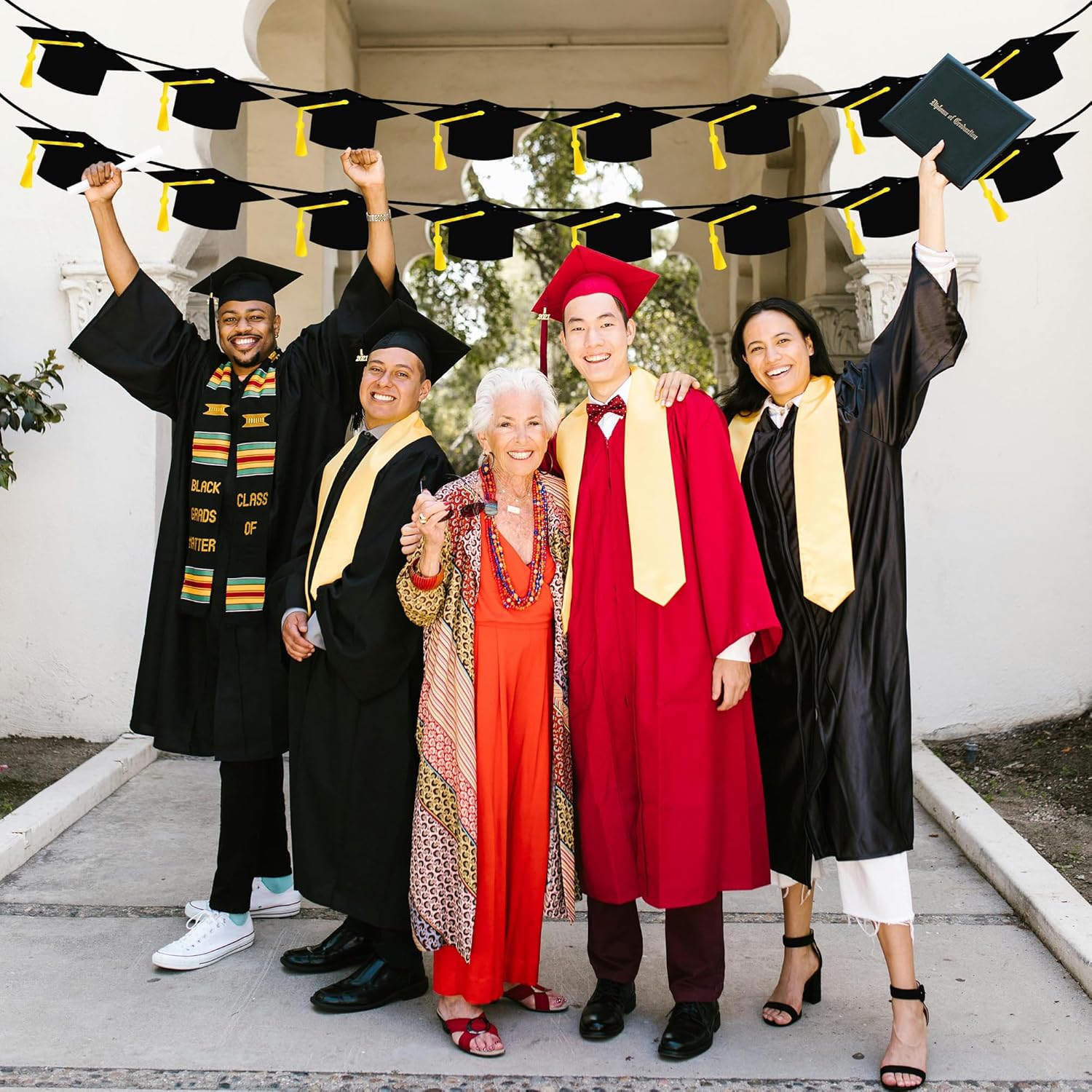 16PCS Graduation Decorations Banner 2025