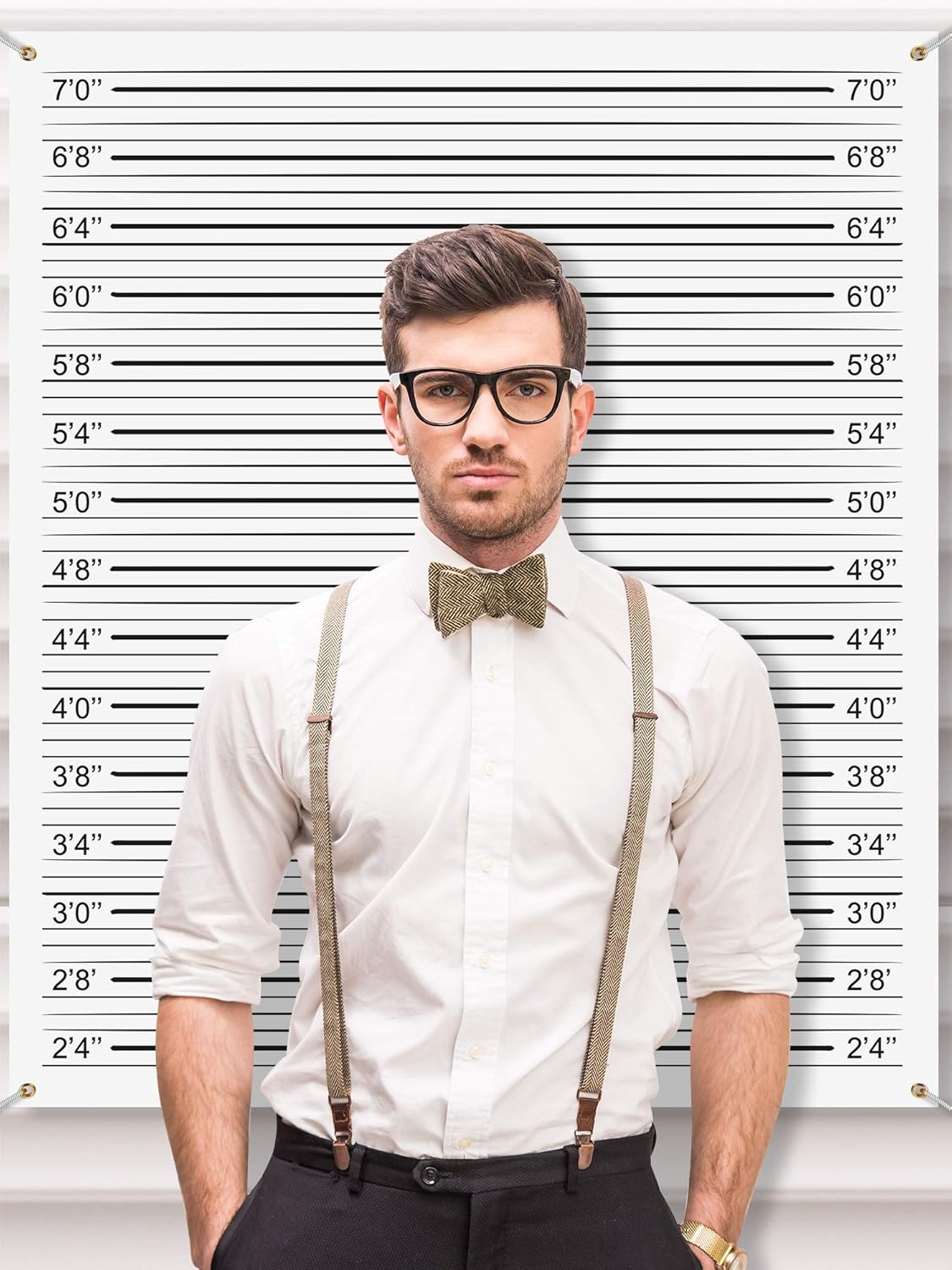 Blulu Mugshot Backdrop 49 x 43 ft Photo Booth Banner